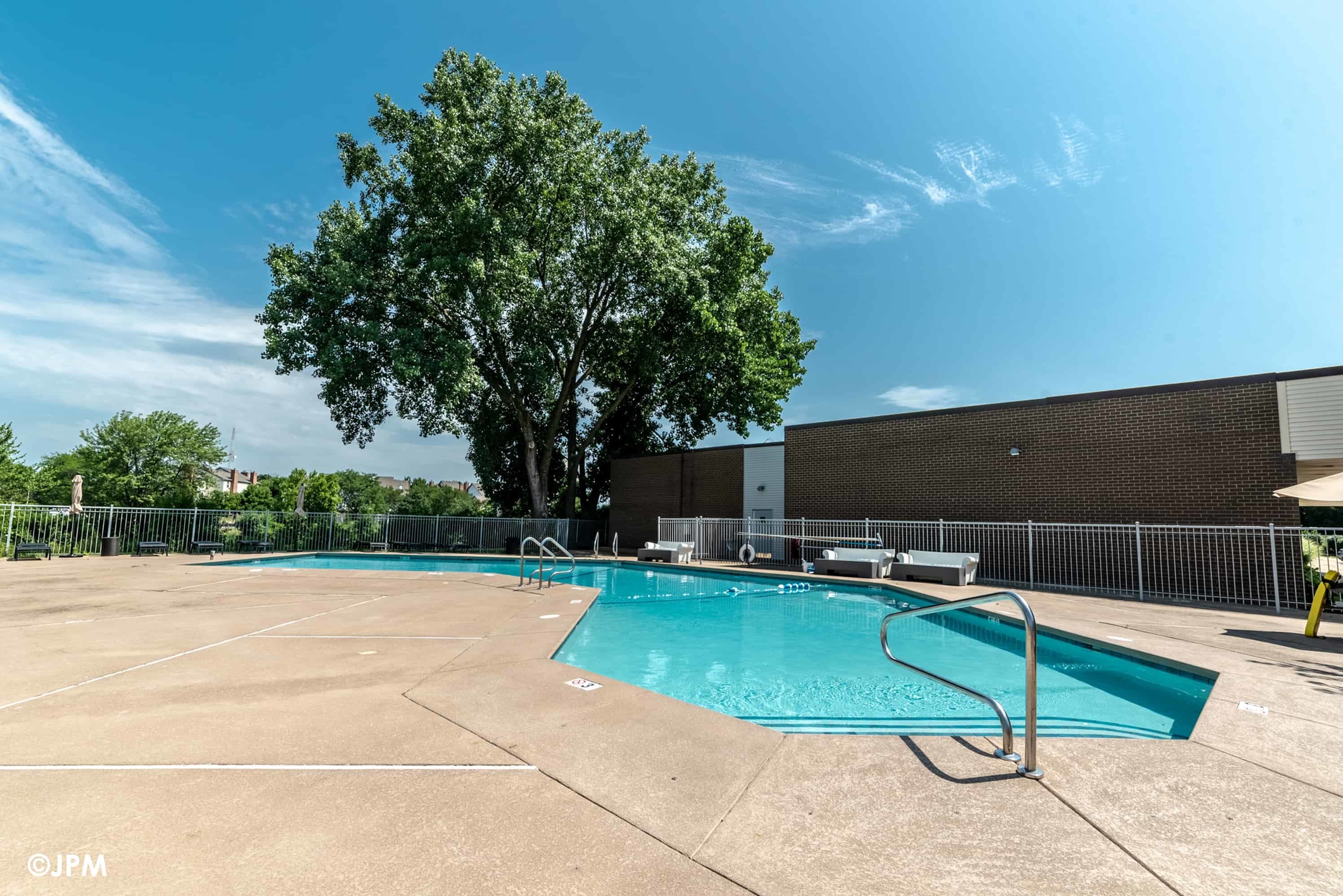resort style pool