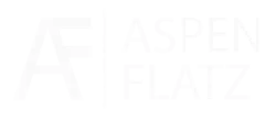 Aspen Flatz logo featuring elegant modern design elements.