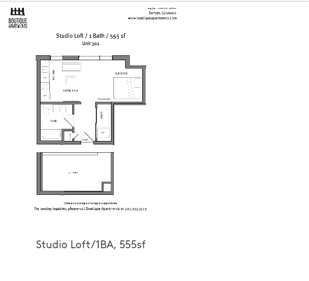 0x1 with Loft Studio Loft Style Apartments for Rent!