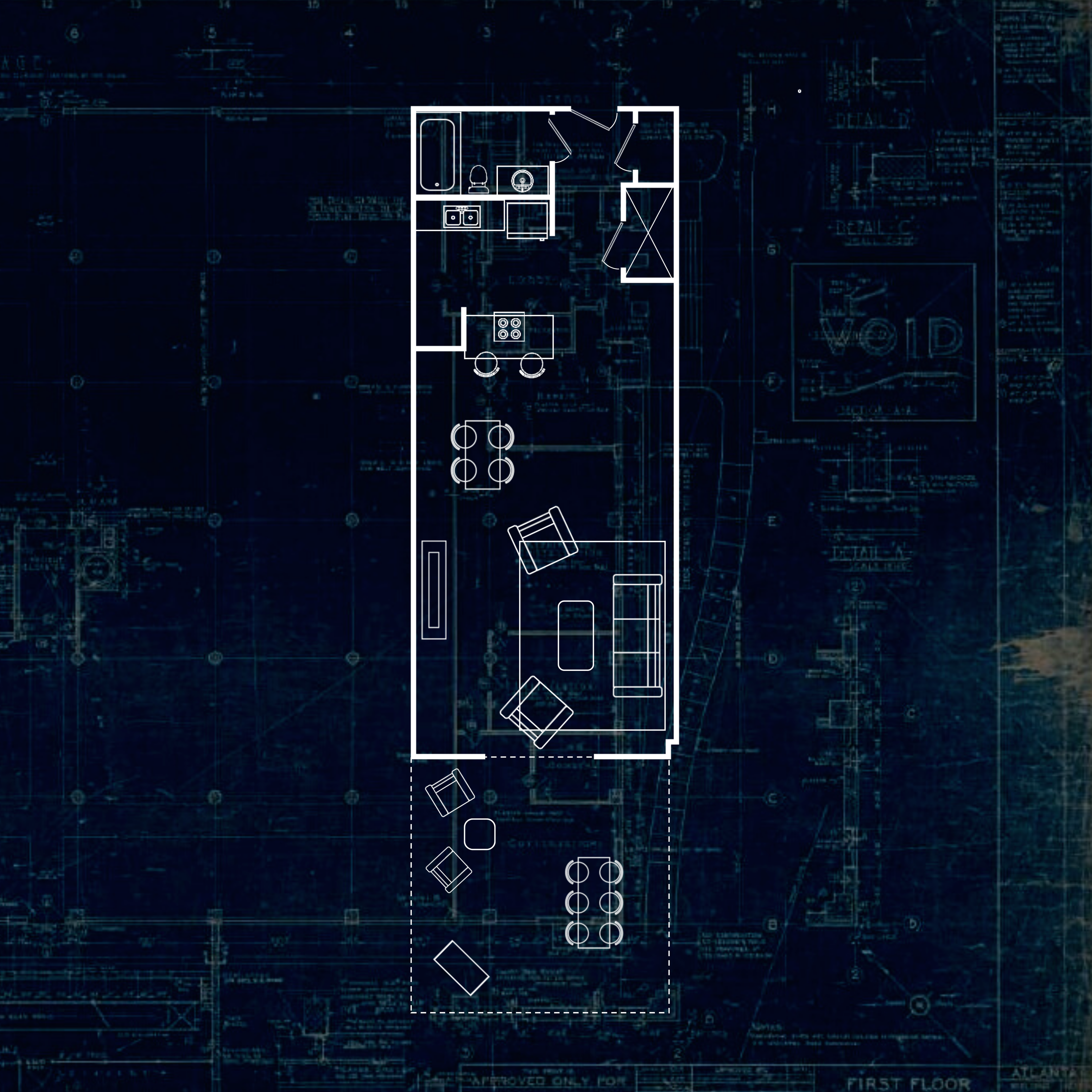 Studio + Courtyard (The Bell I)