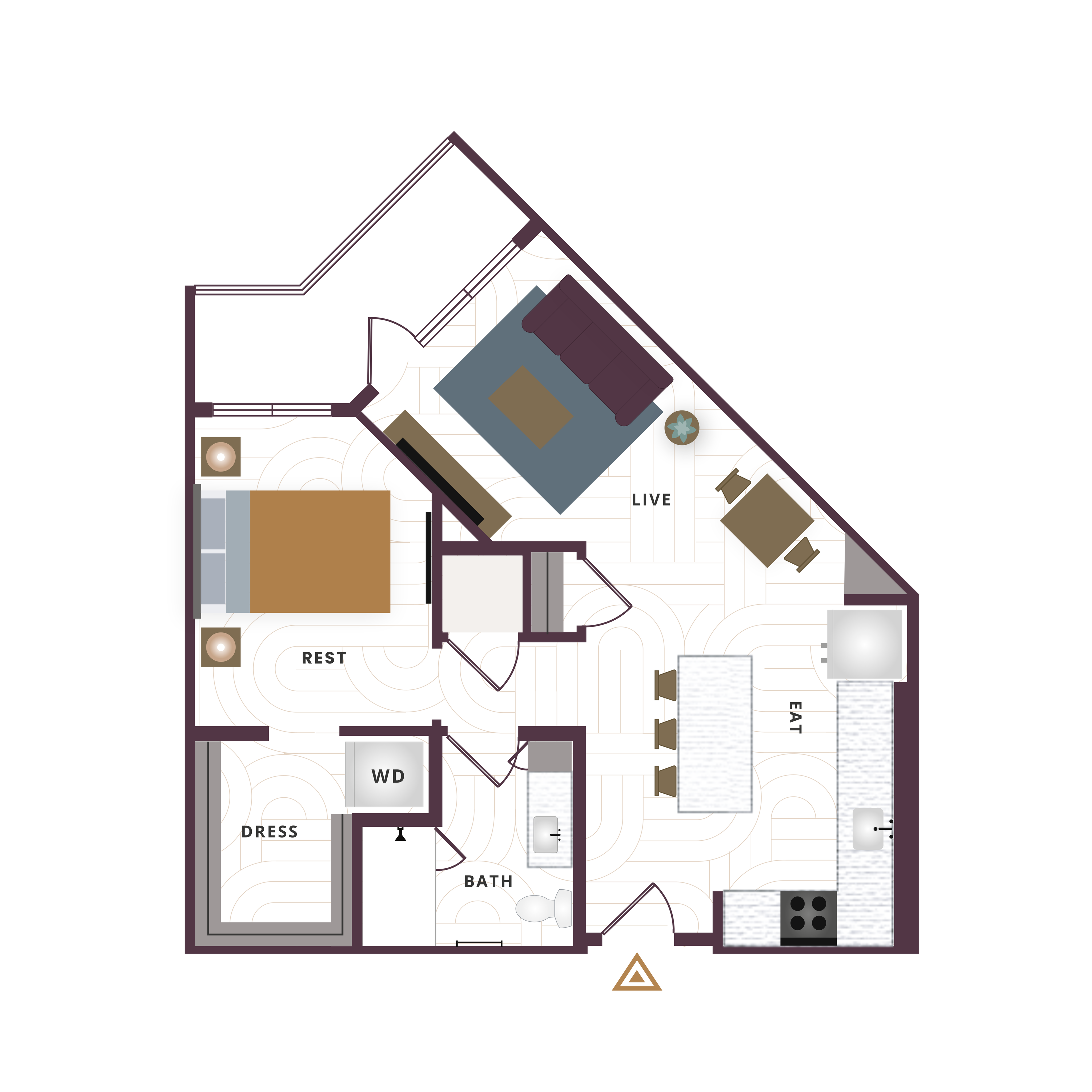 1 Bedroom A2