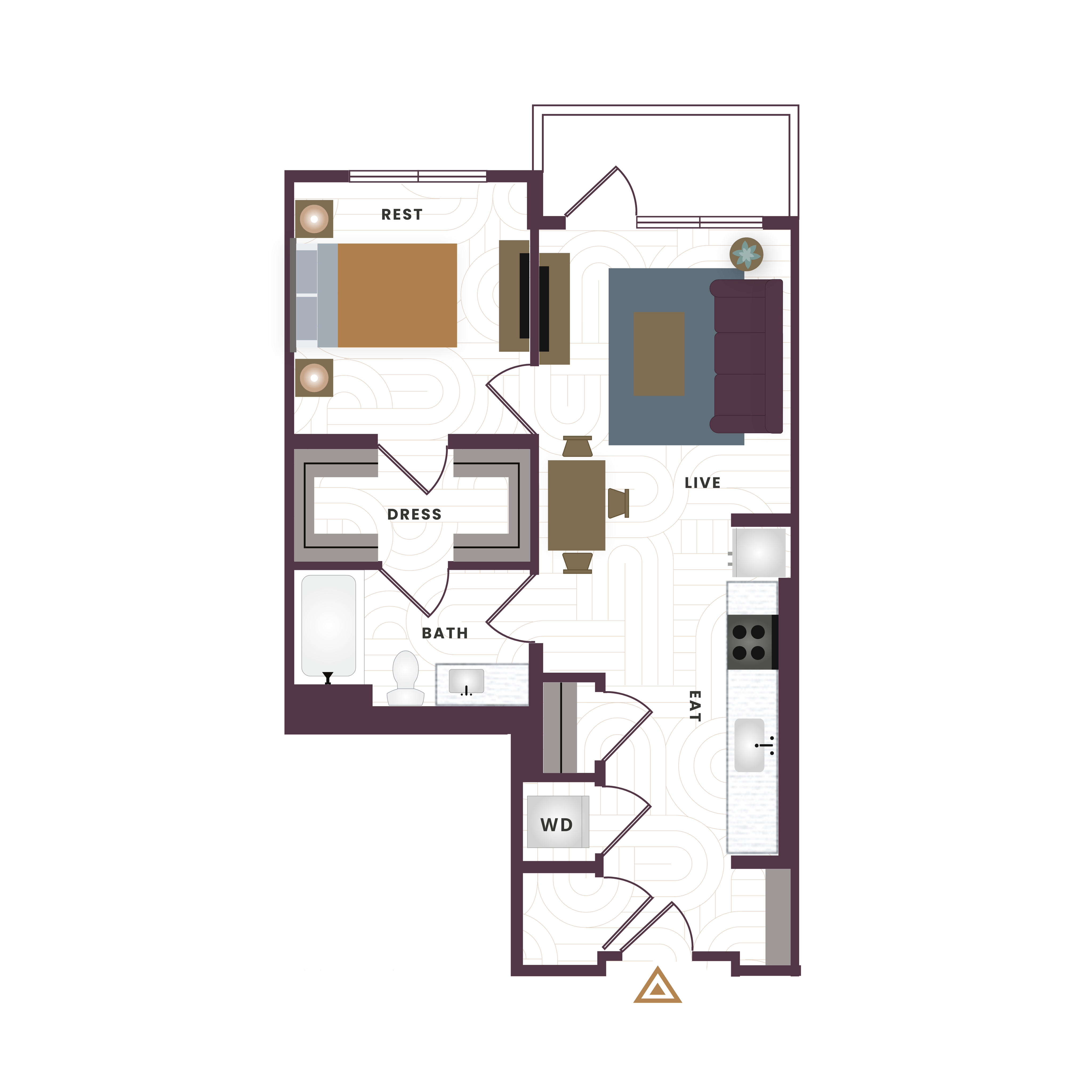 1 Bedroom A3
