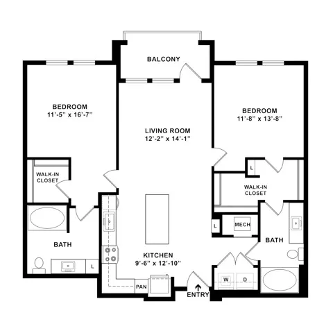 The Jewell 2D with dimensions