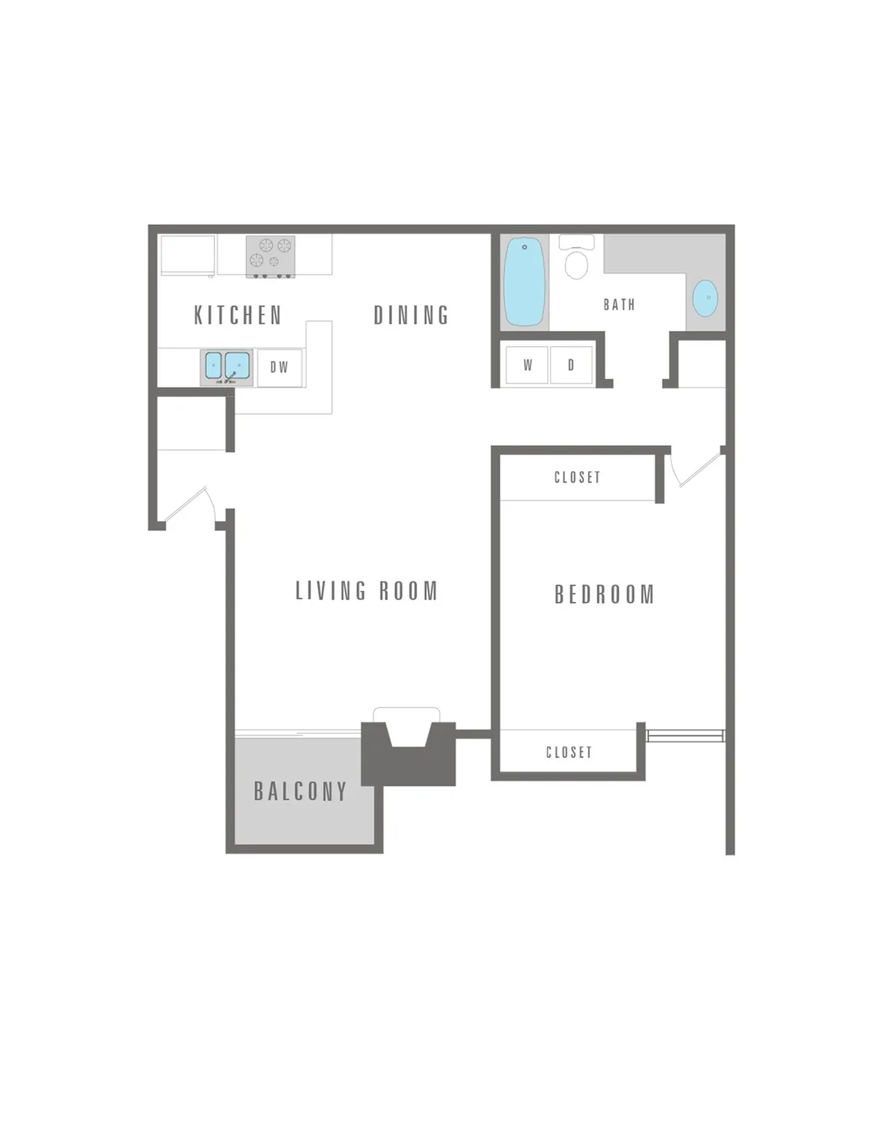 One bedroom