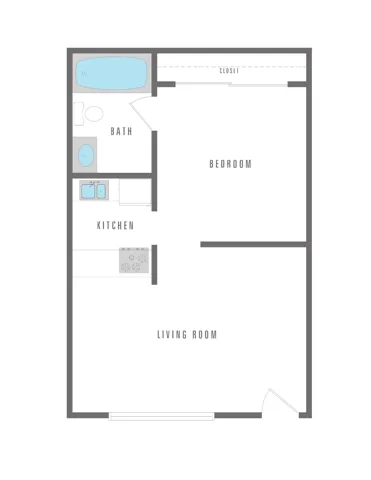 1 Bed 1 Bath