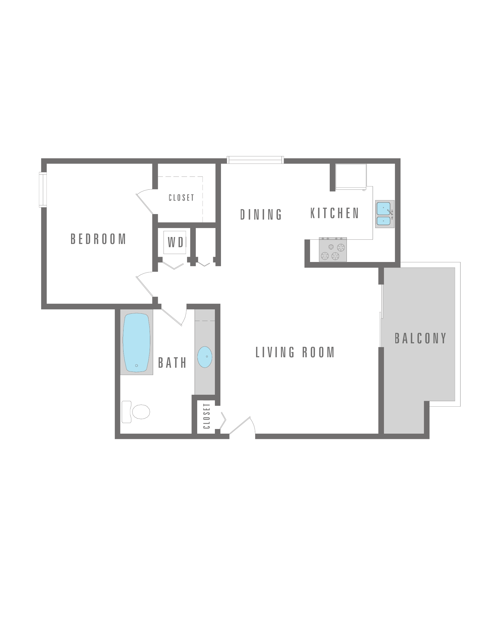 1 Bedroom 1 Bath