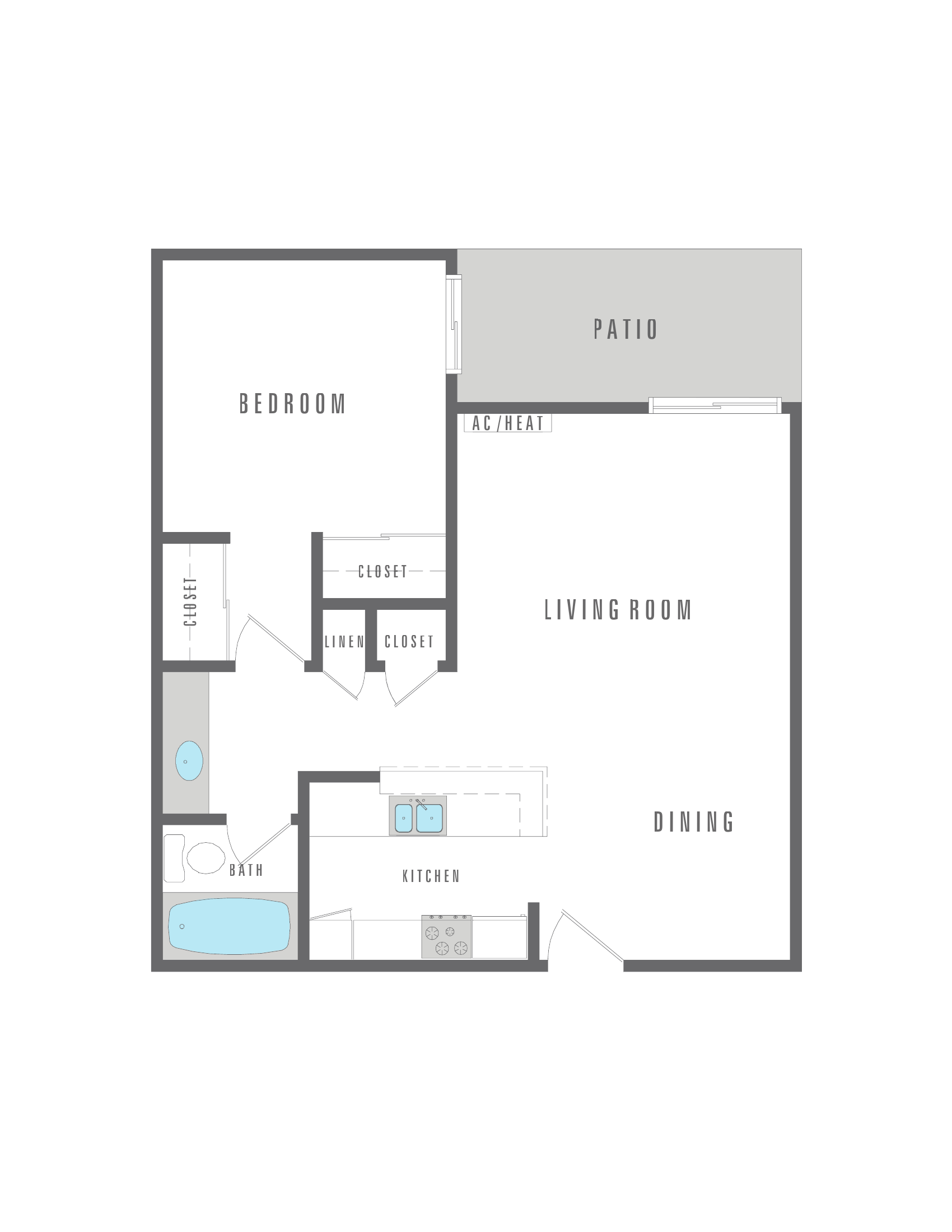 1 Bedroom 1 Bath