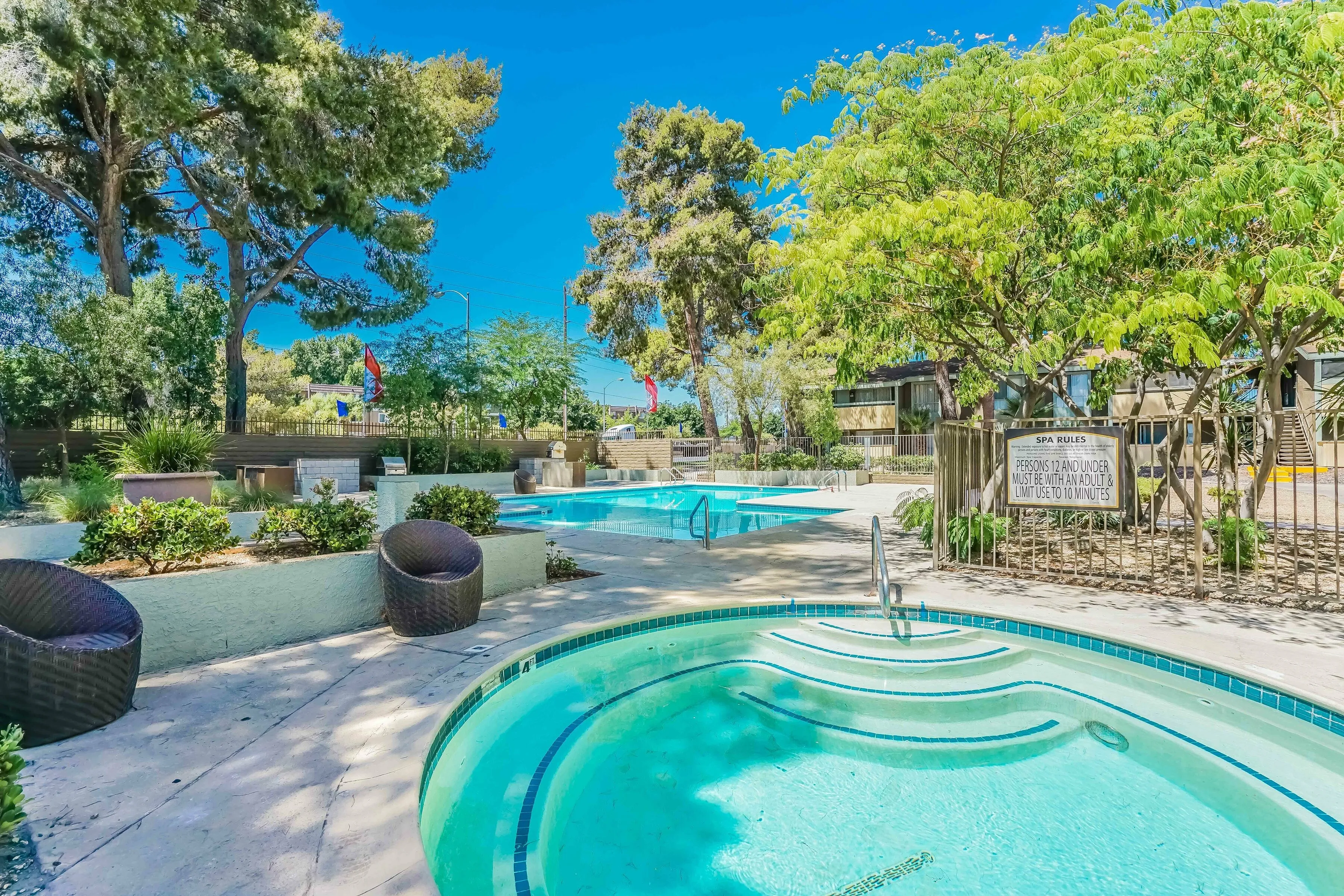Outdoor Spa Area