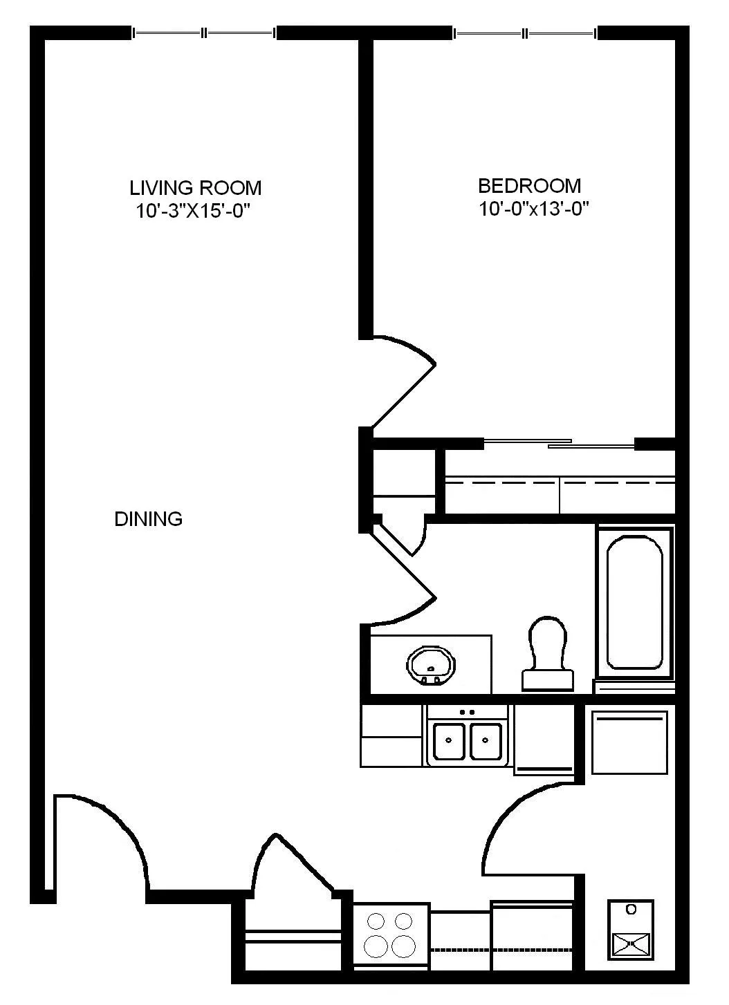 one-bedroom