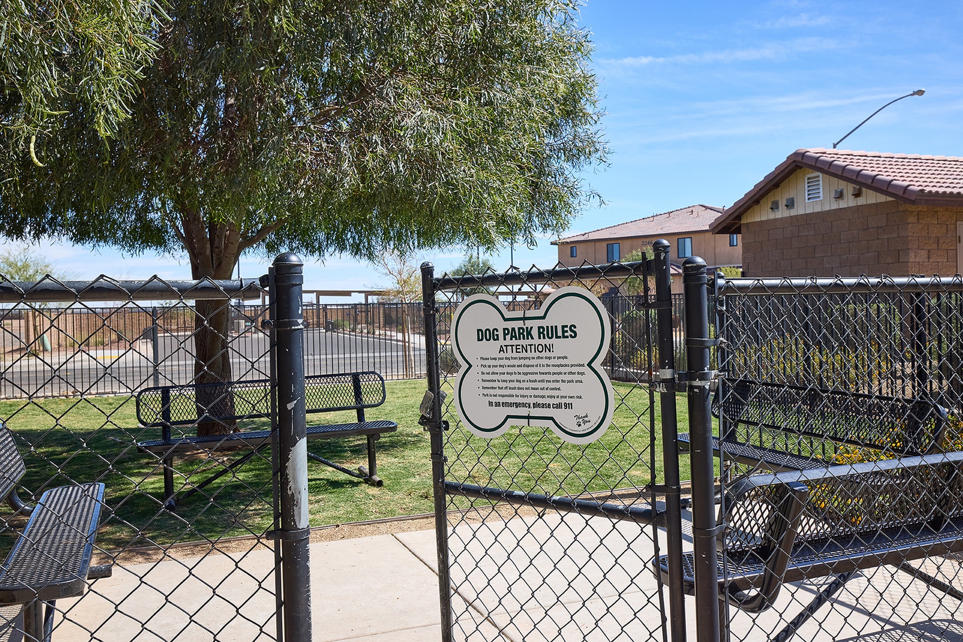 Dog park at El Centro