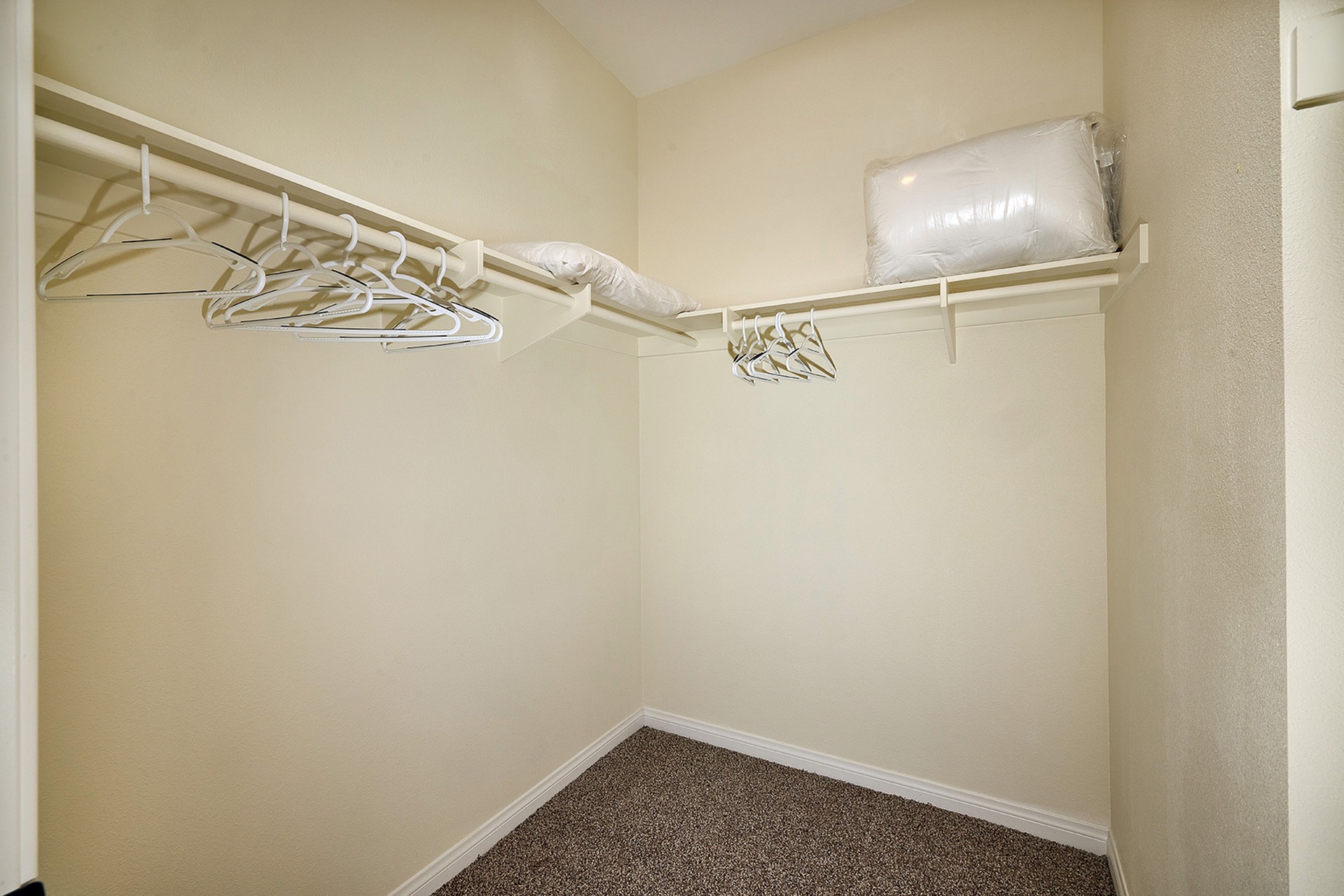 large walk-in closet