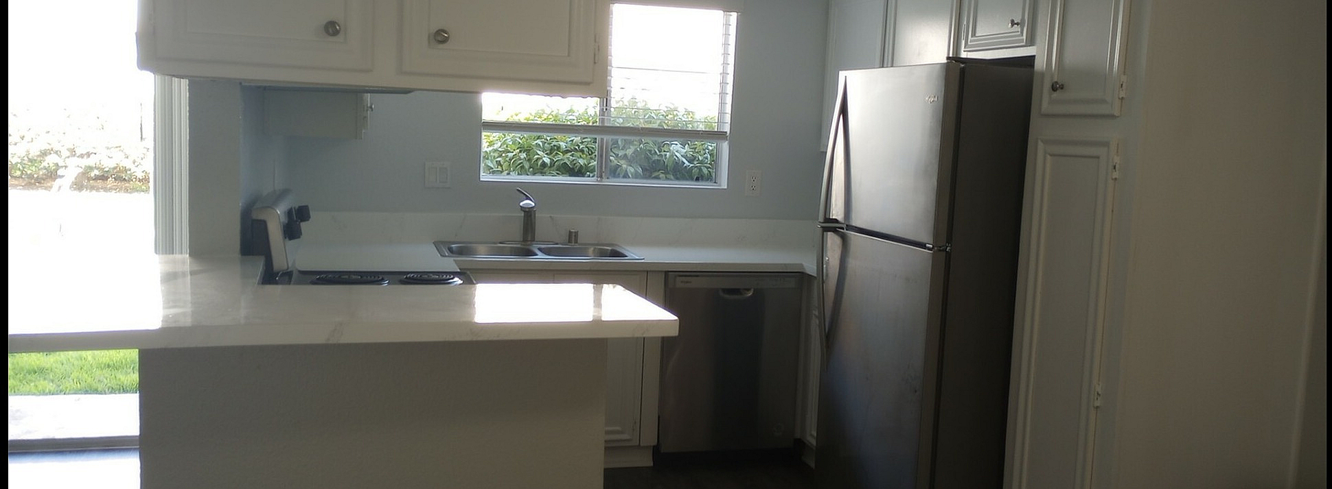 kitchen with stainless steel appliances