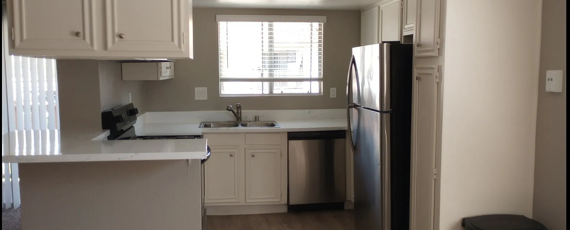 kitchen with stainless steel appliances