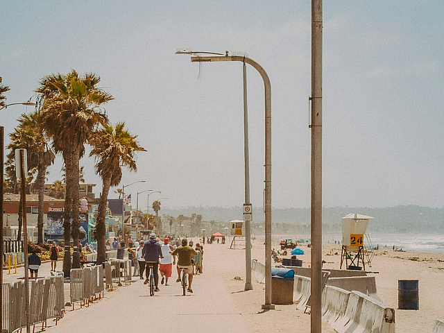 walkway at pacific beach