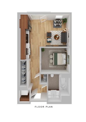 S1 - Studio - 523 sqft