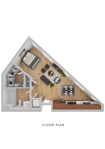 S2 - Studio - 523 sqft