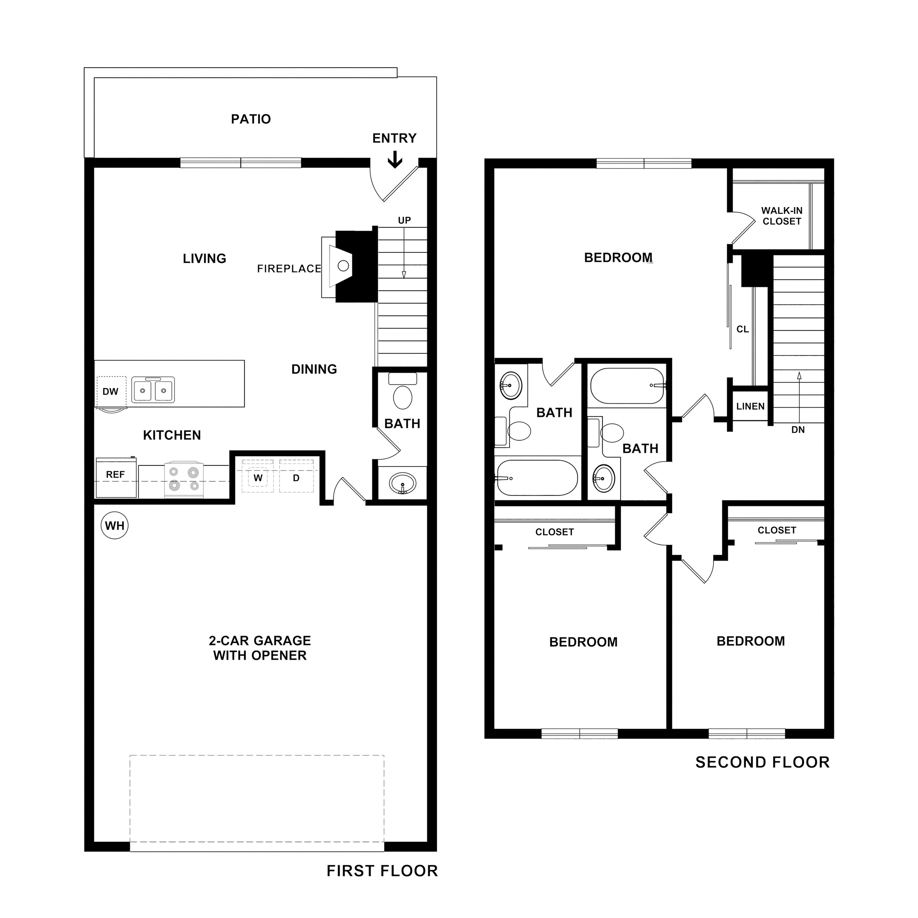 3/2.5 S 3 Bed Apartment Canyon Springs Townhome Apartments