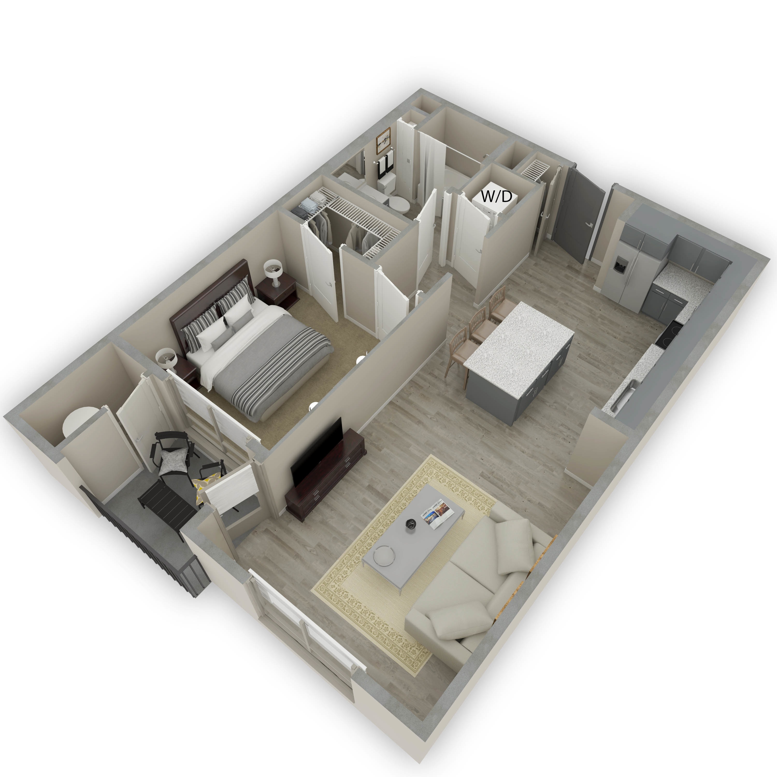 3D Floor Plan Rendering