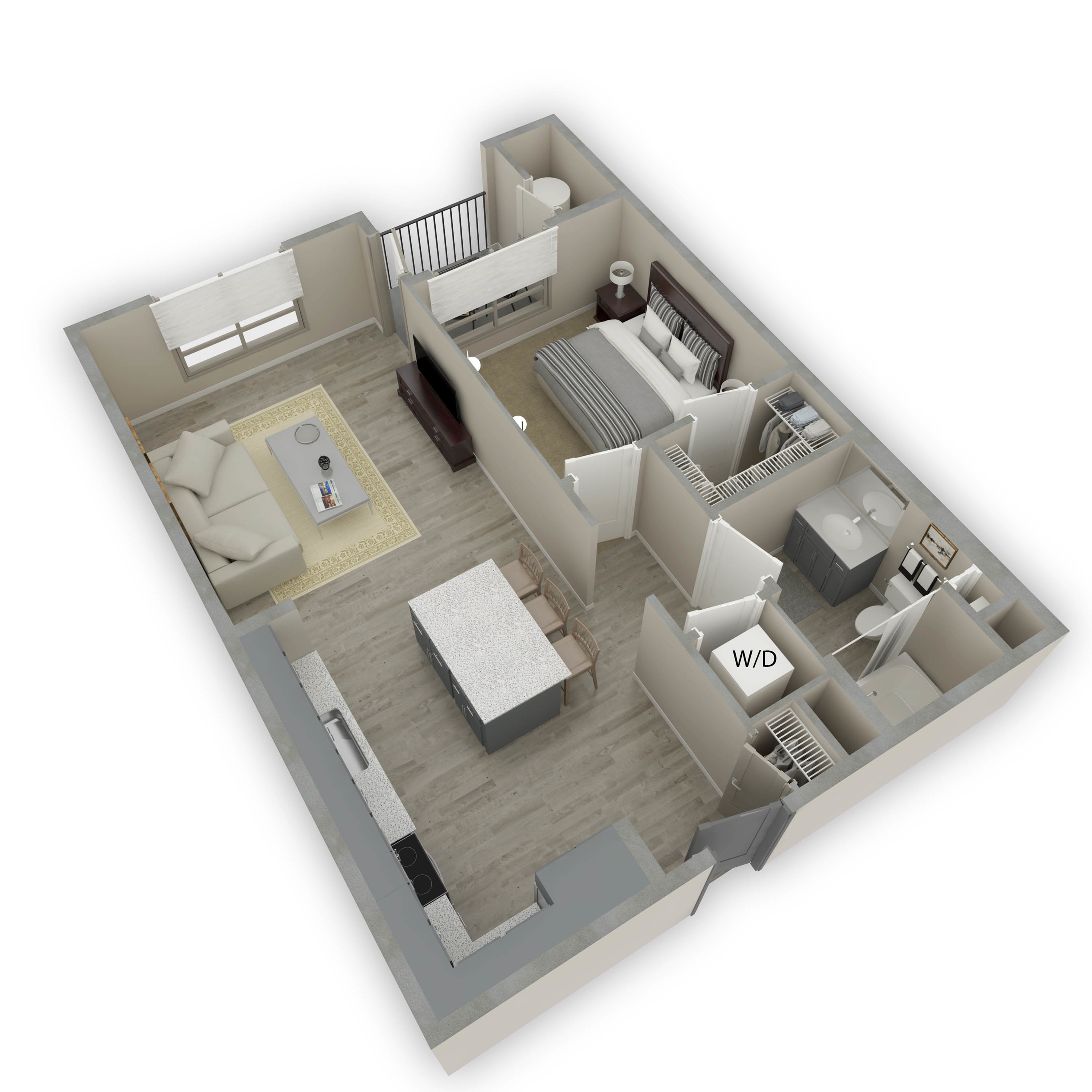 3D Floor Plan Rendering