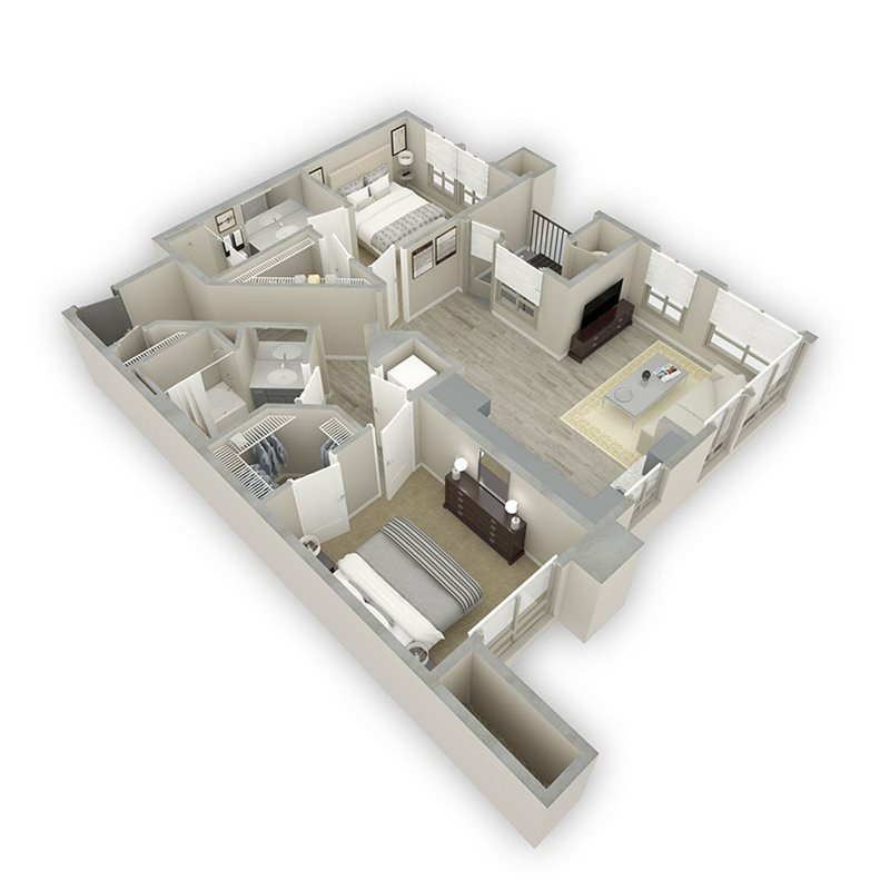 3D Floorplan Rendering