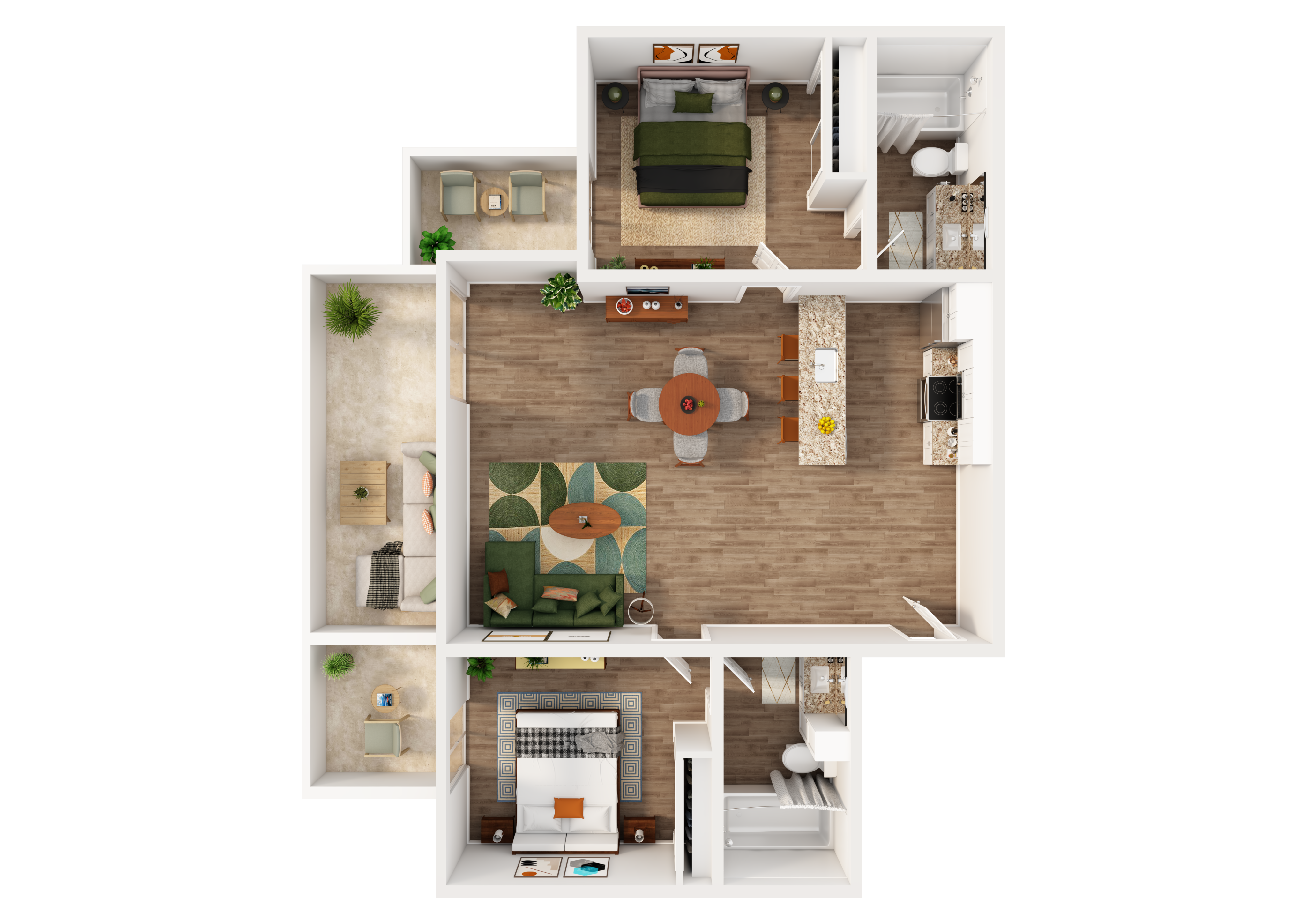 Studio - 2 Bed Apartments - Check Availability | San Katrina