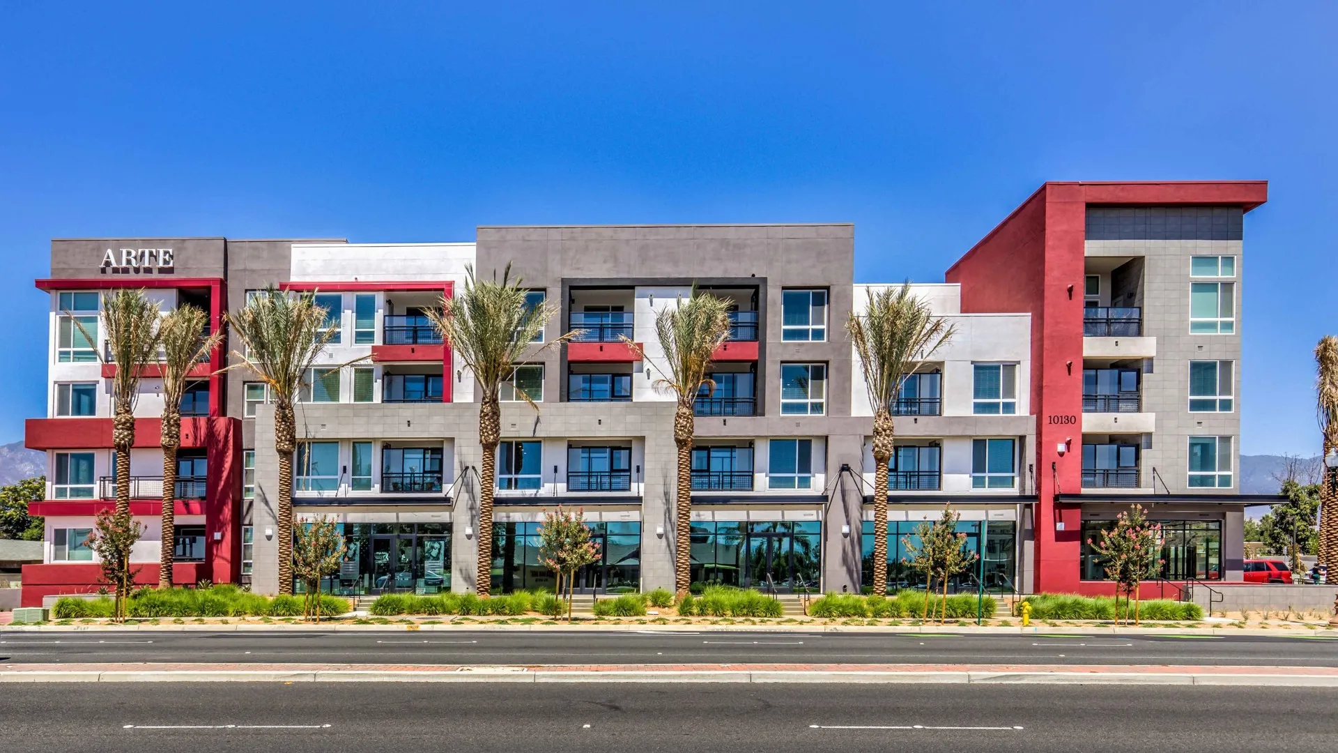 Exterior of Arte Apartments