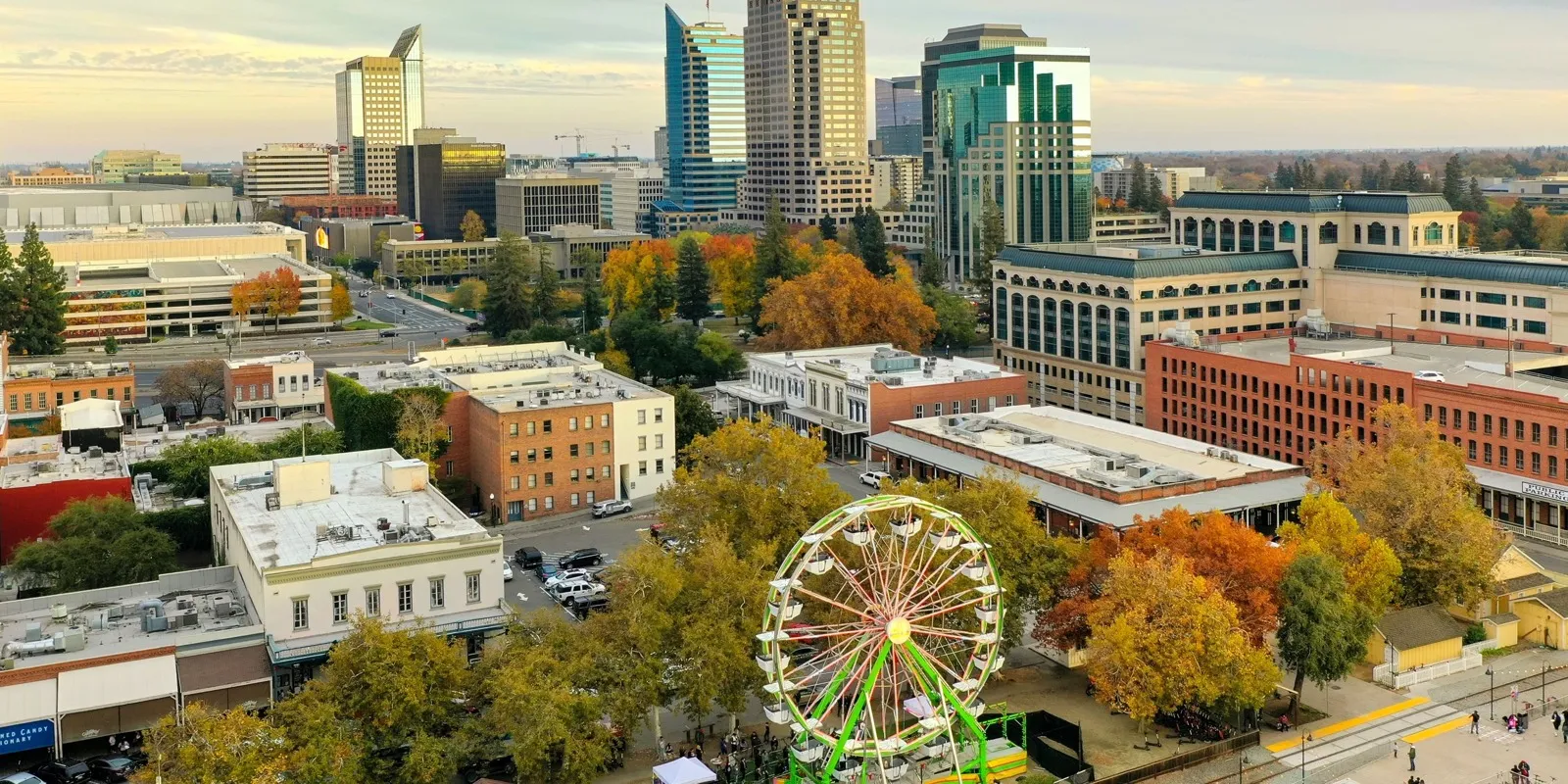 view of sacramento skyline