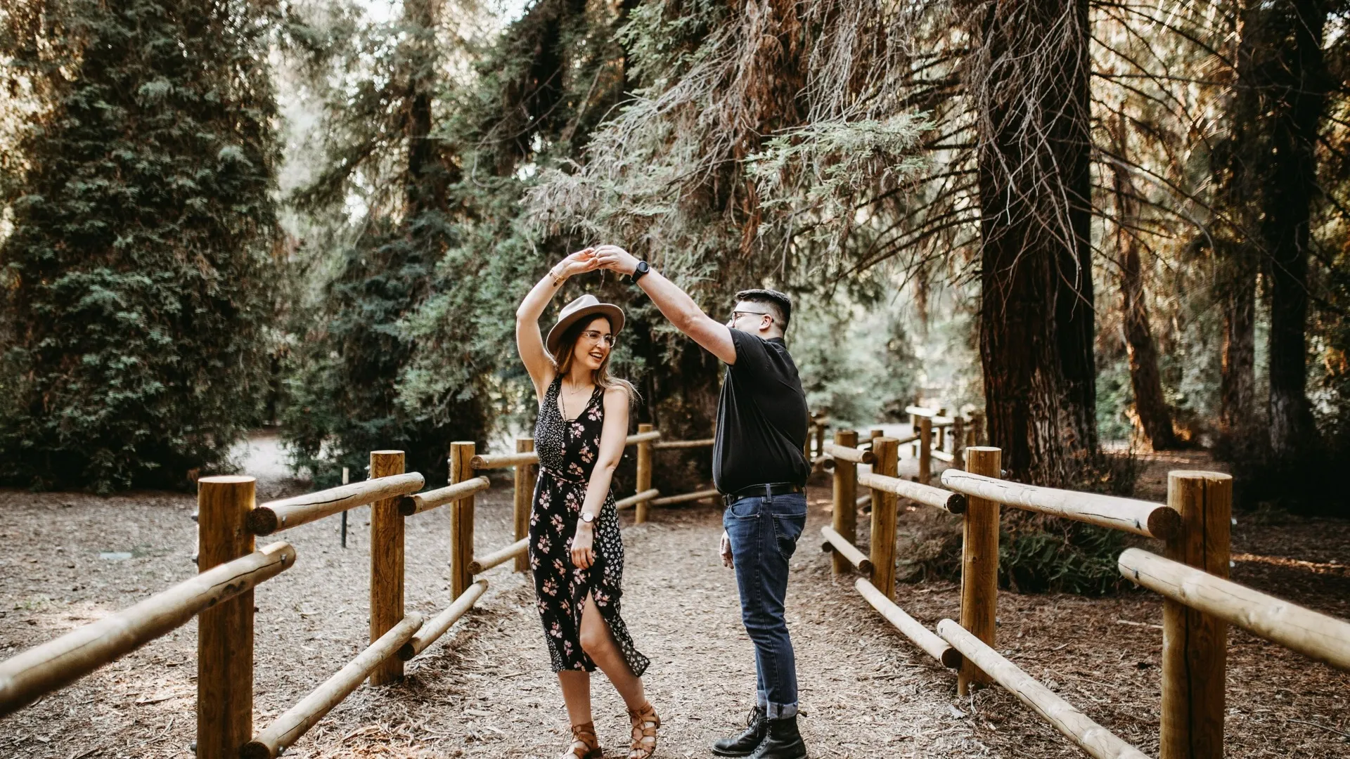 Couple in carbon Canyon regional park