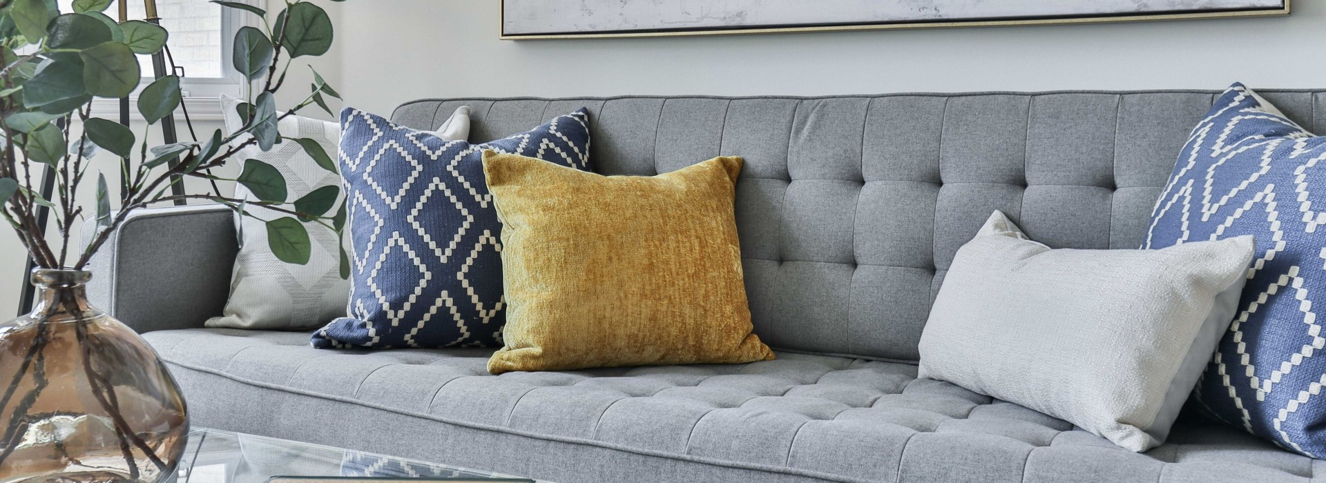 couch in living room