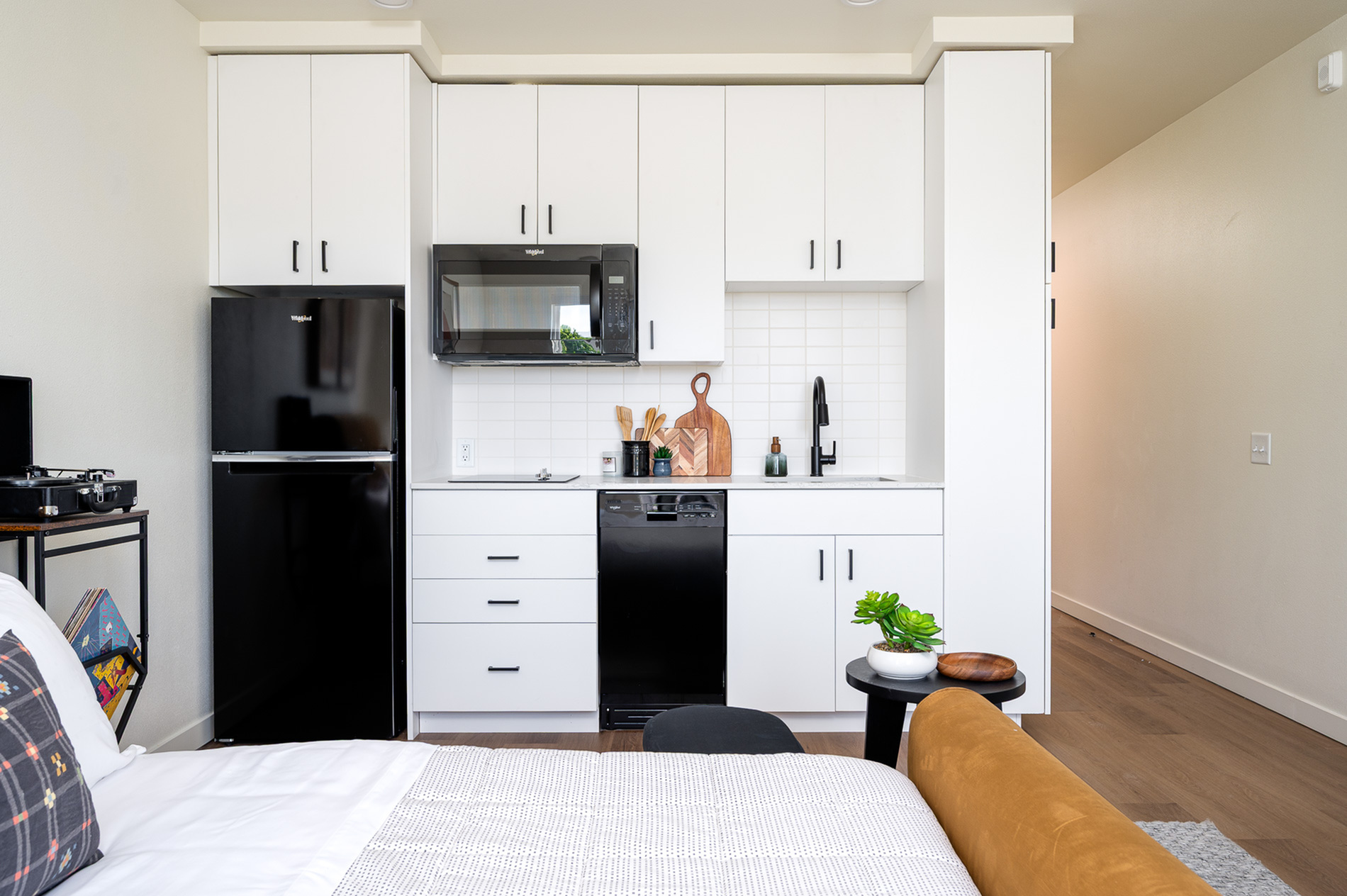 Furnished brand-new studio apartment at Paceline in Portland, OR