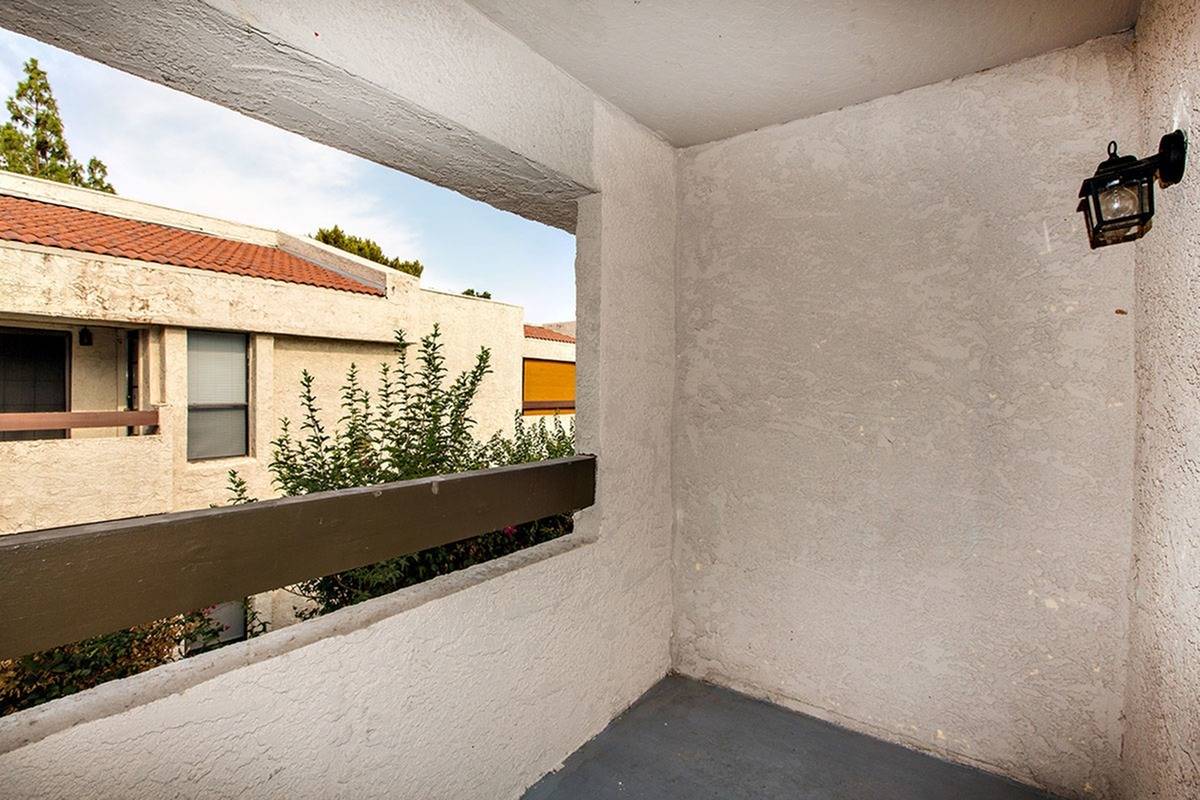 private balcony at Bridge Lane