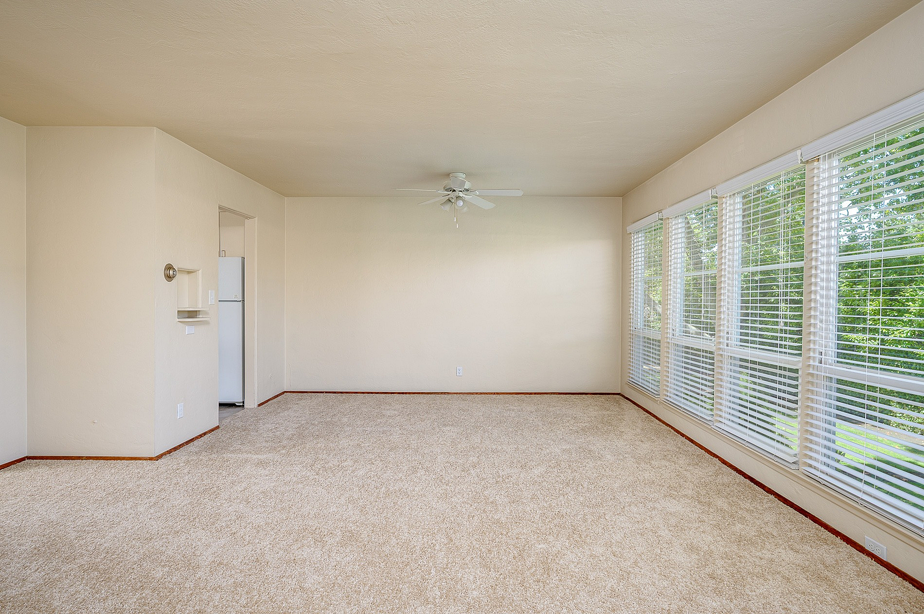 one bedroom living room