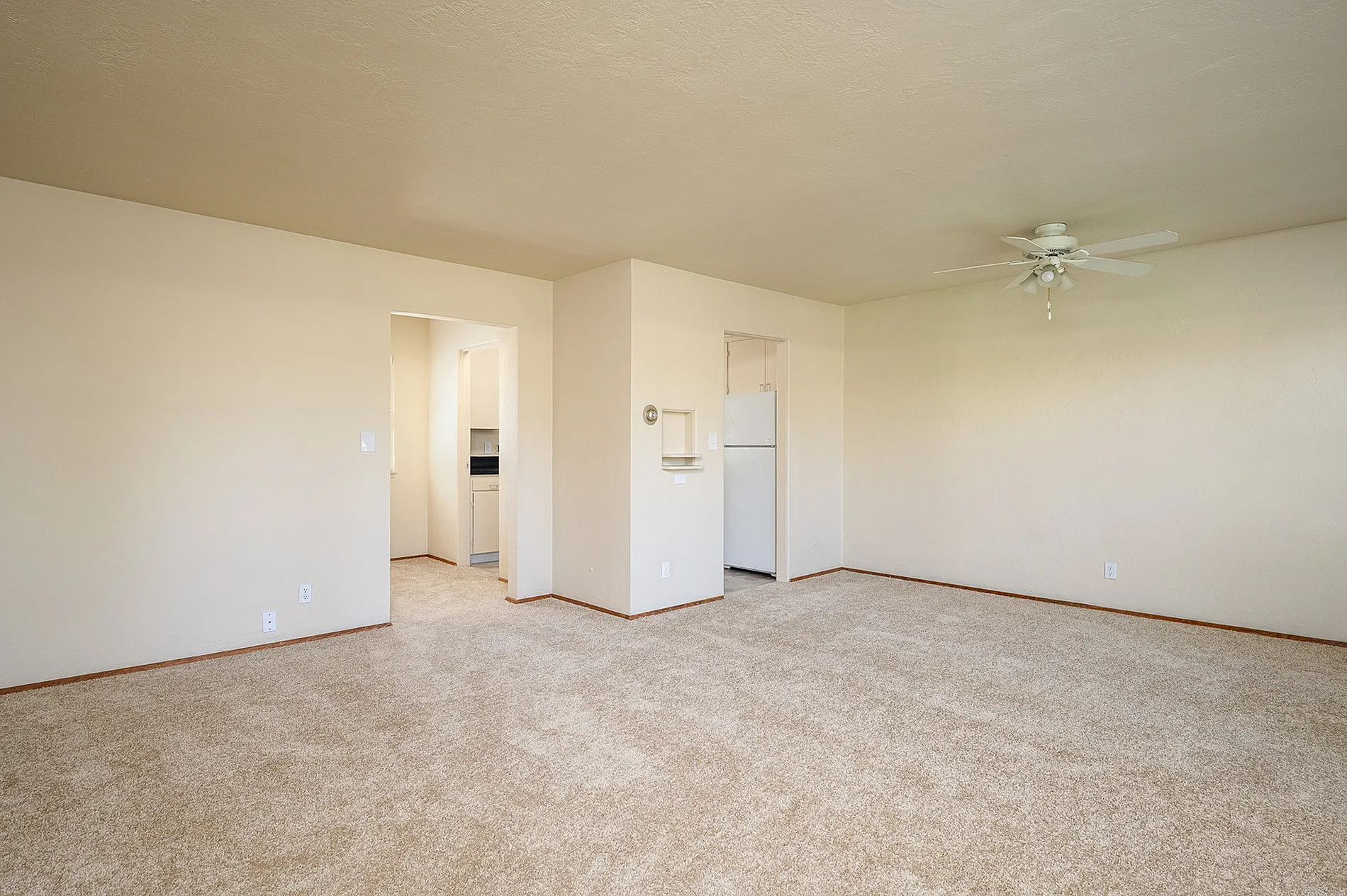 one bedroom living room