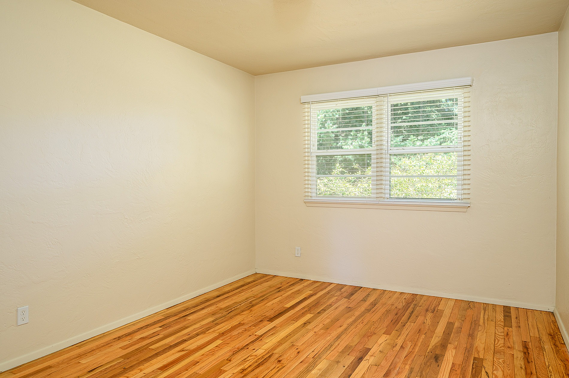 bedroom with large window