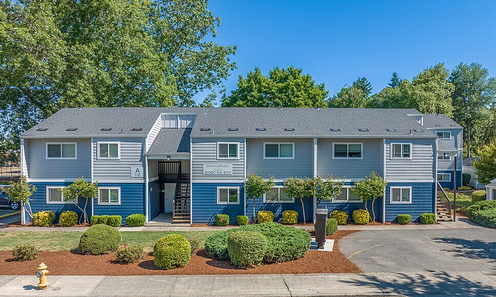 exterior photography of springbrook apartments