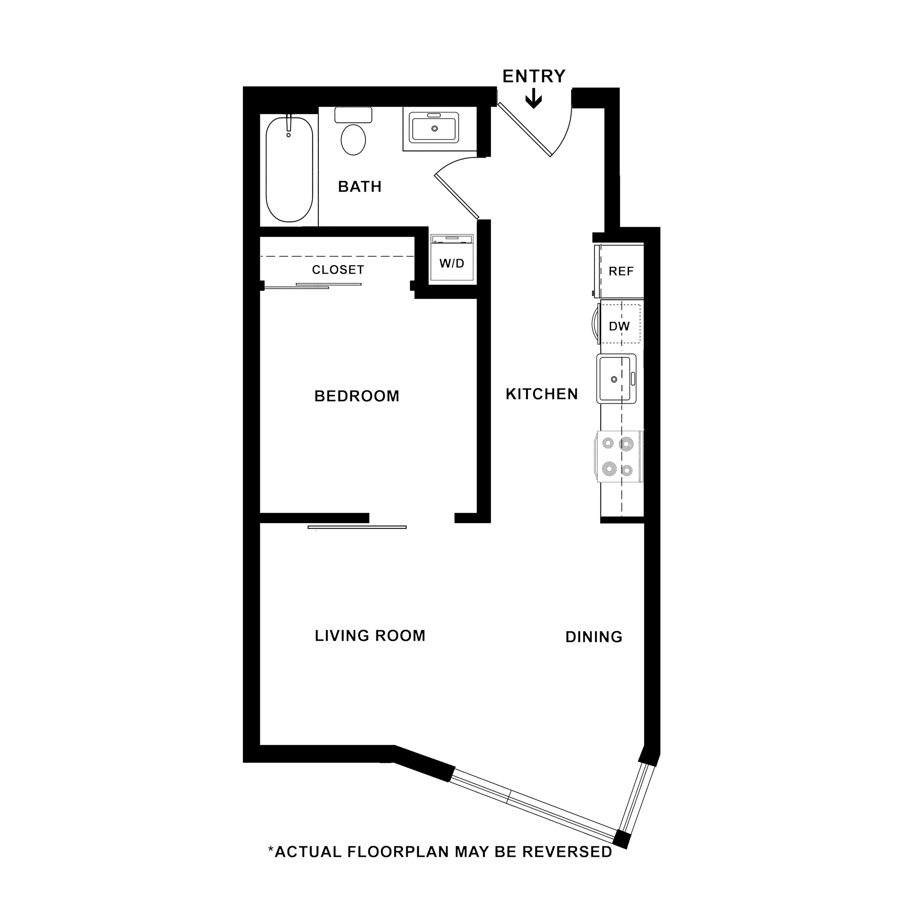 1 Bedroom B C D 1 Bed Apartment Oro Apartments