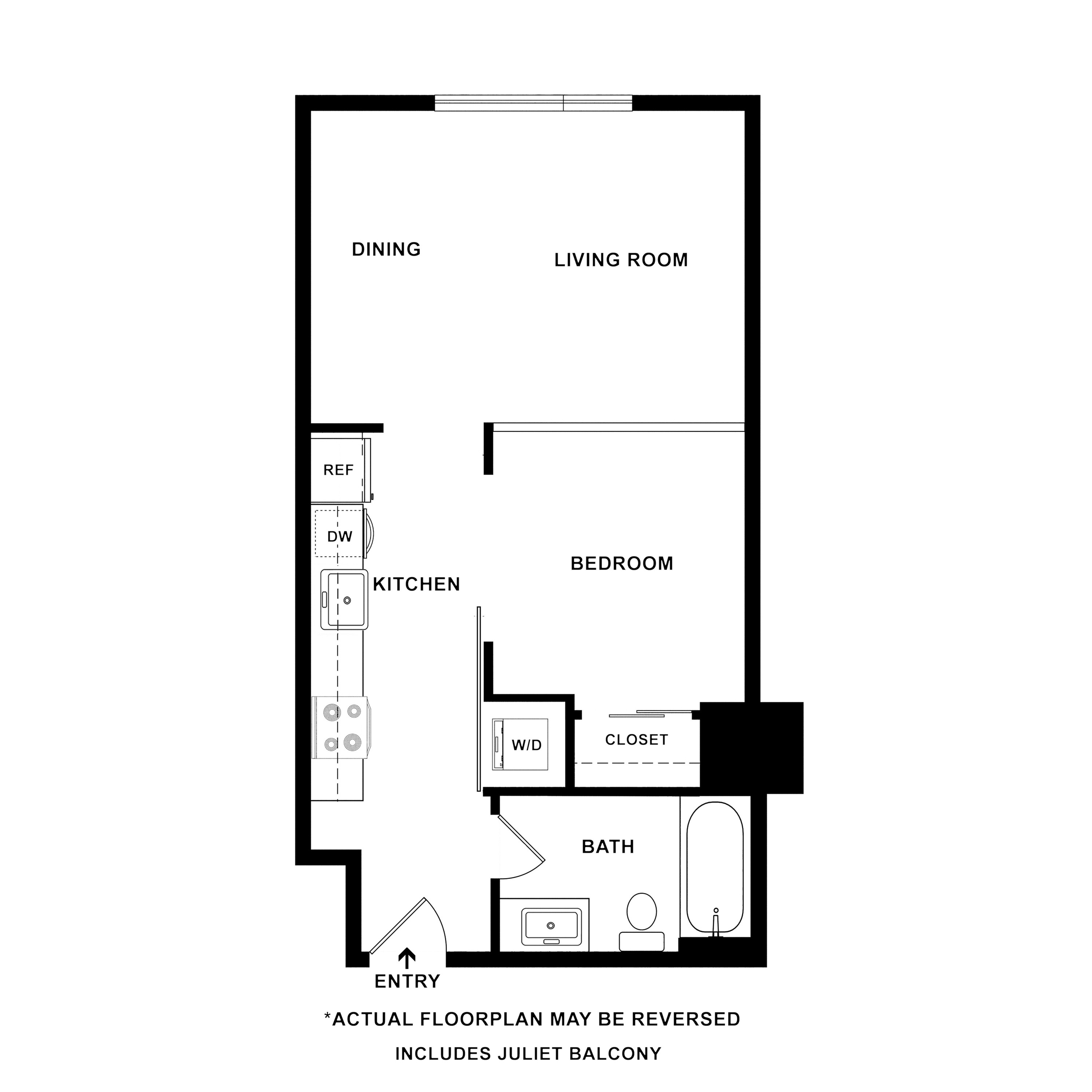1 Bedroom E F 1 Bed Apartment Oro Apartments