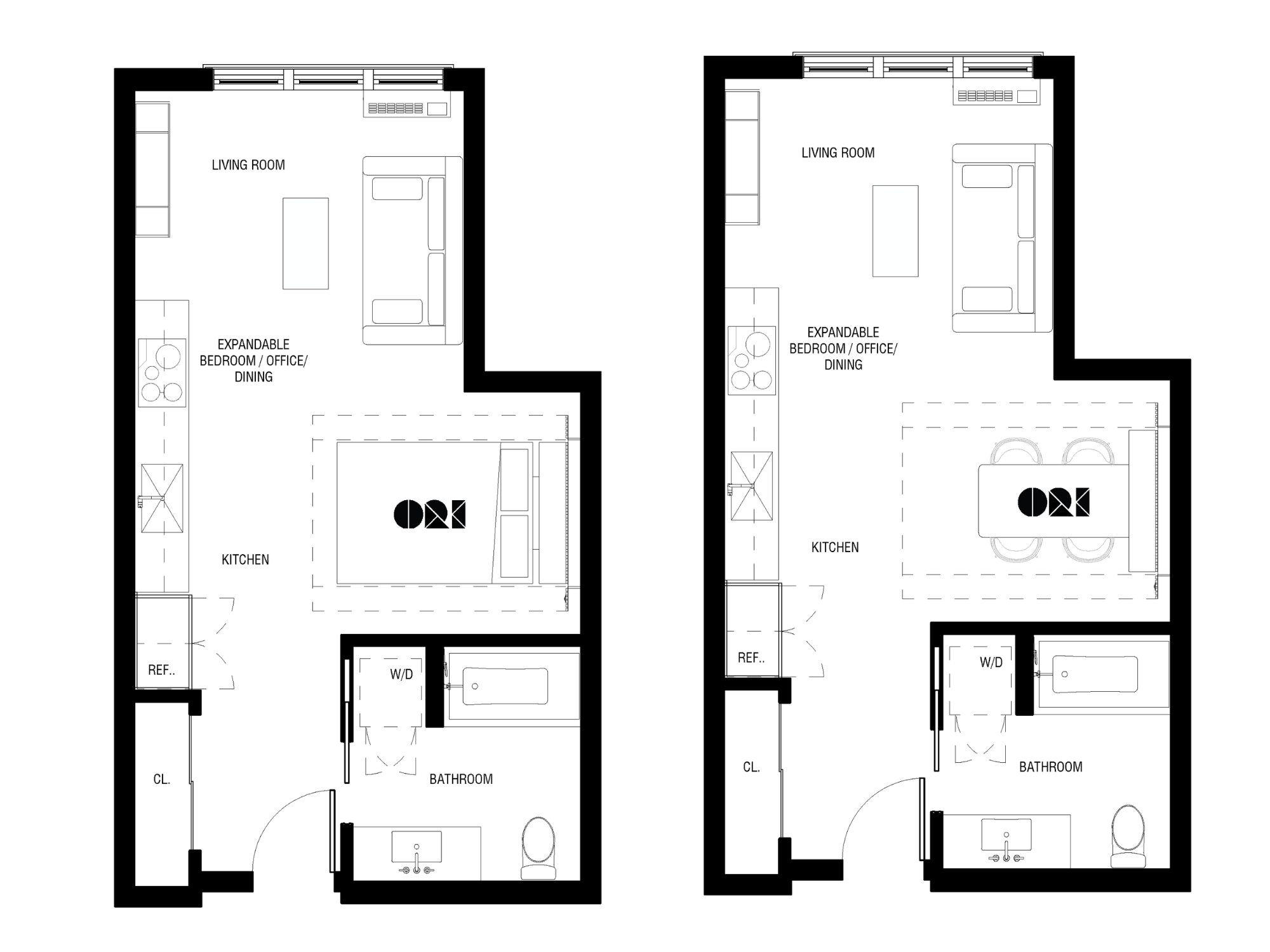 Ori Cloud Bed Floor Plans Bed Up & Down