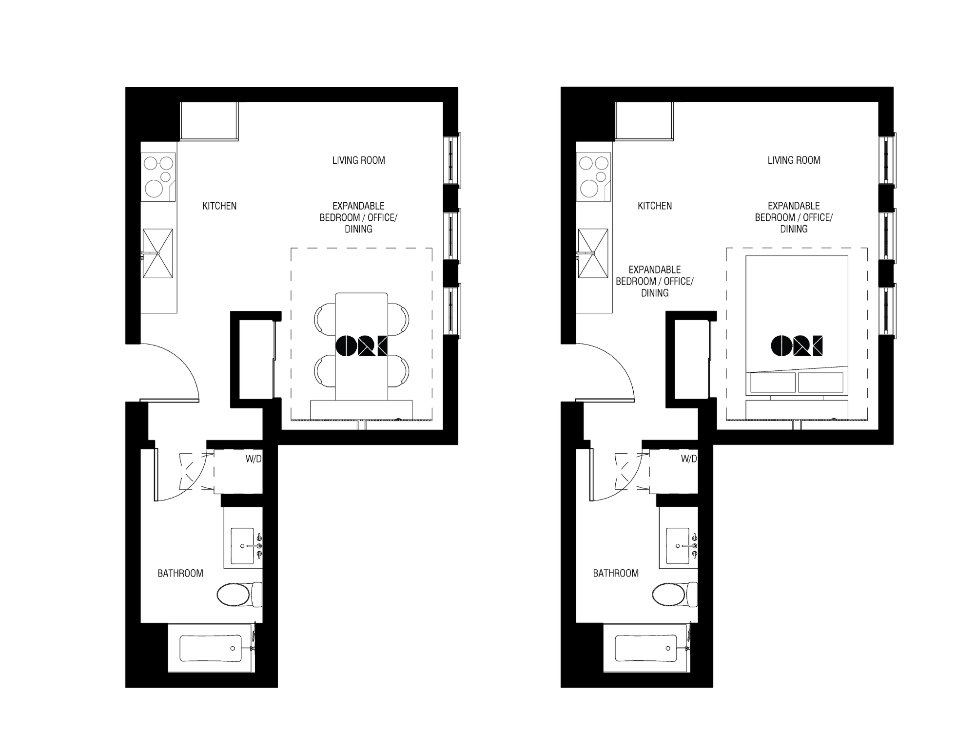 Ori Cloud Bed Floor Plans Bed Up & Down