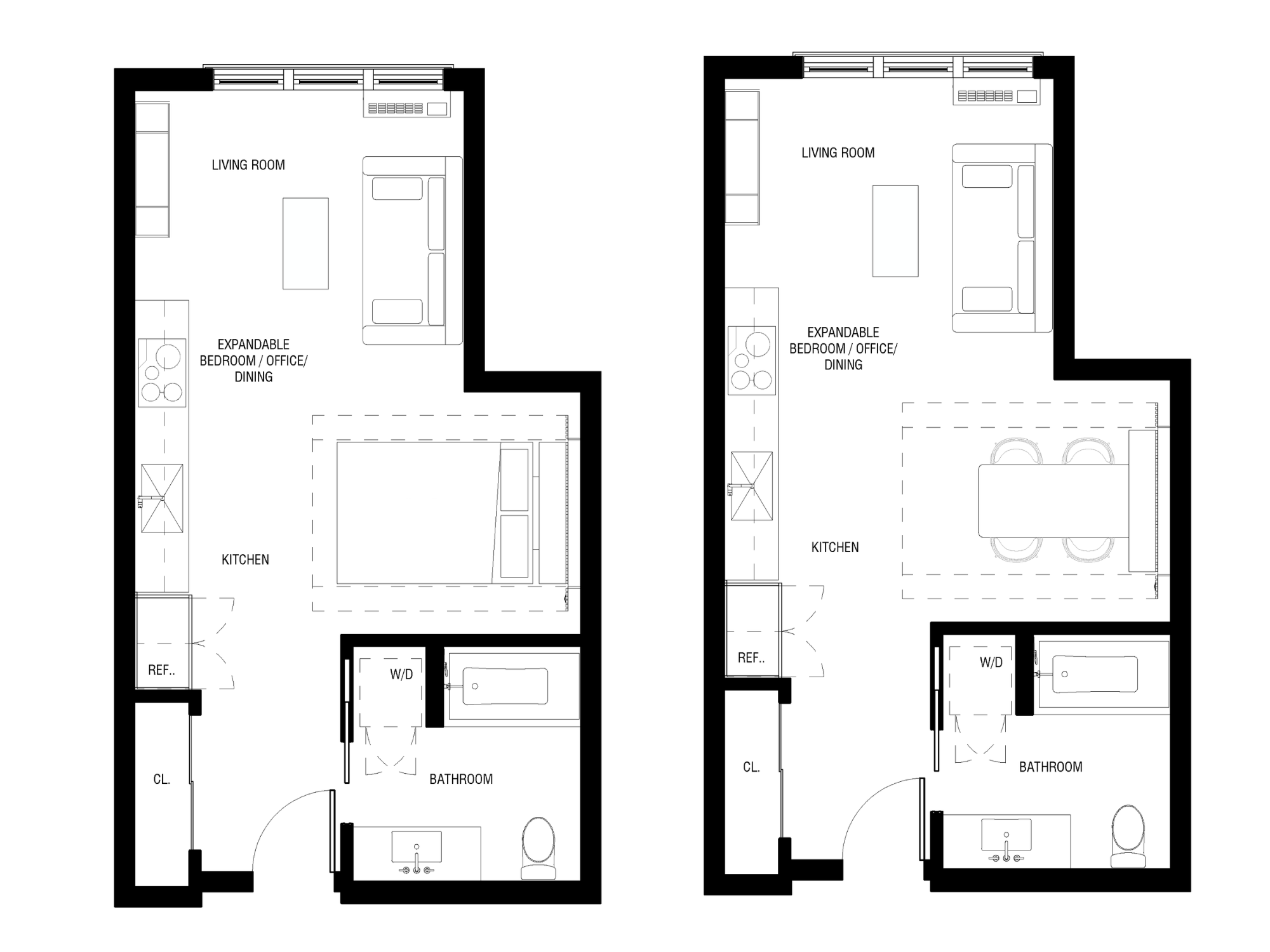 2D Floor Plans - Furnished