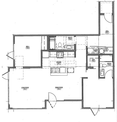 2x2 A floor plan