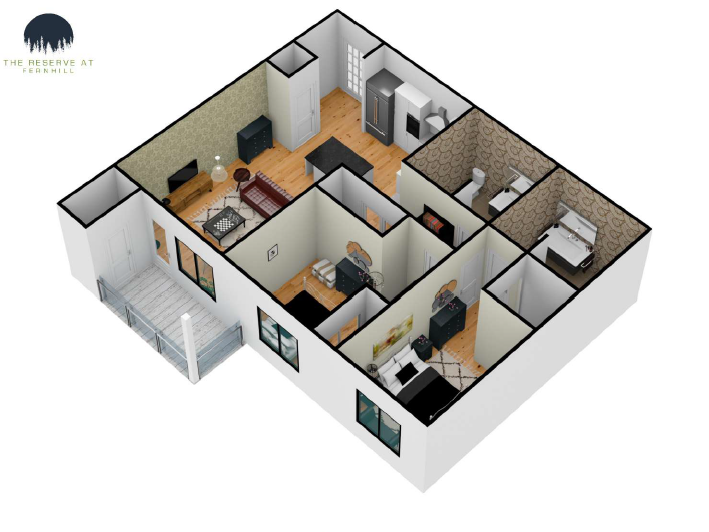 Two Bedroom Floor Plan