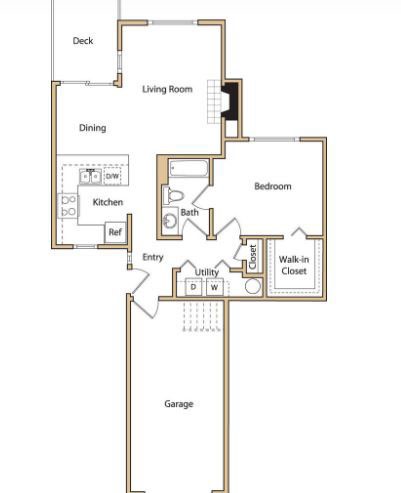 One Bedroom One Bathroom