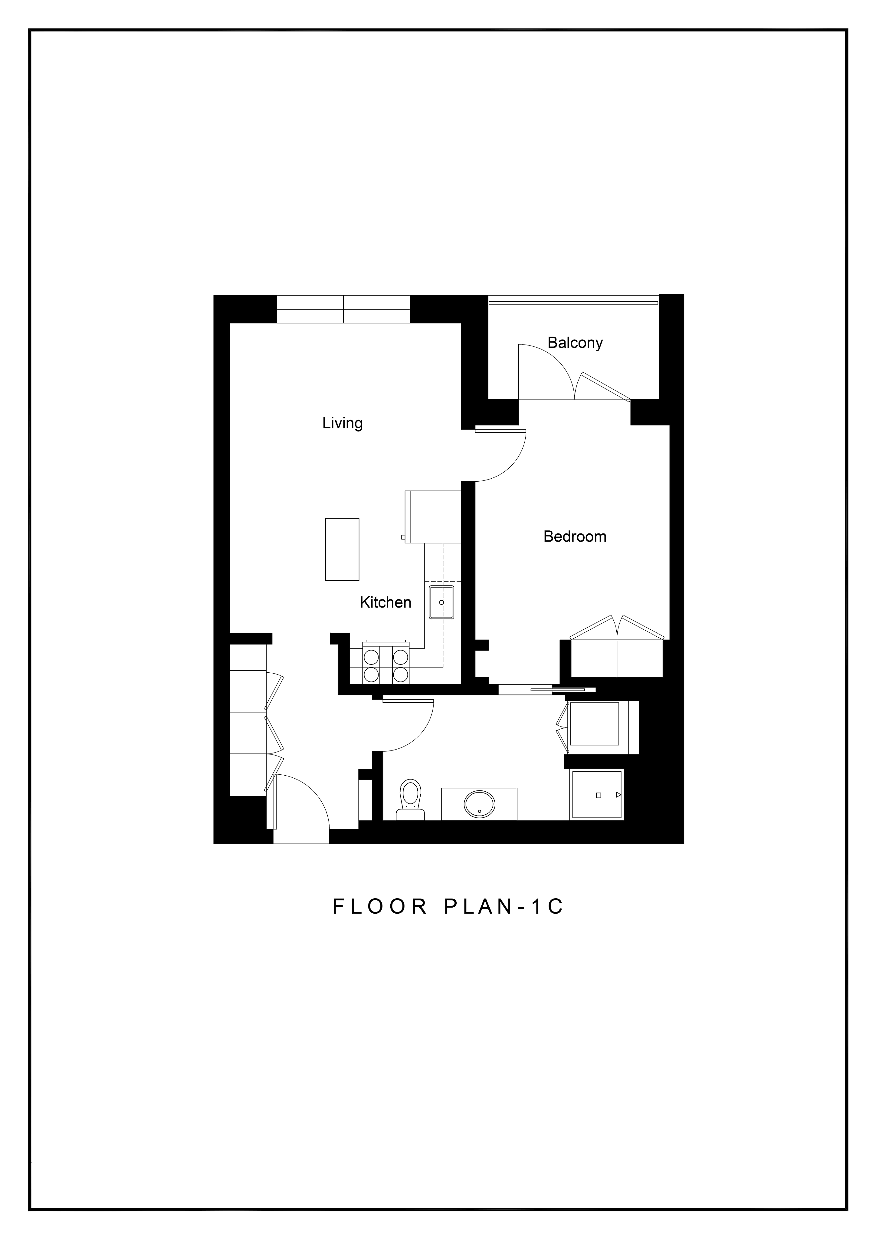 1C Floor Plan
