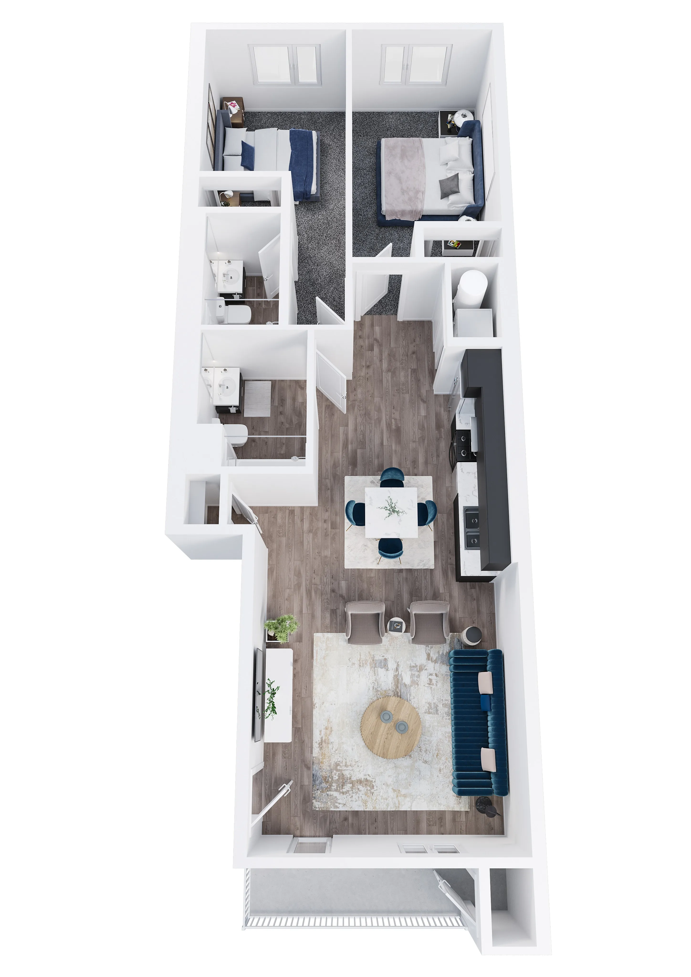 Two Bedroom A Floor Plan