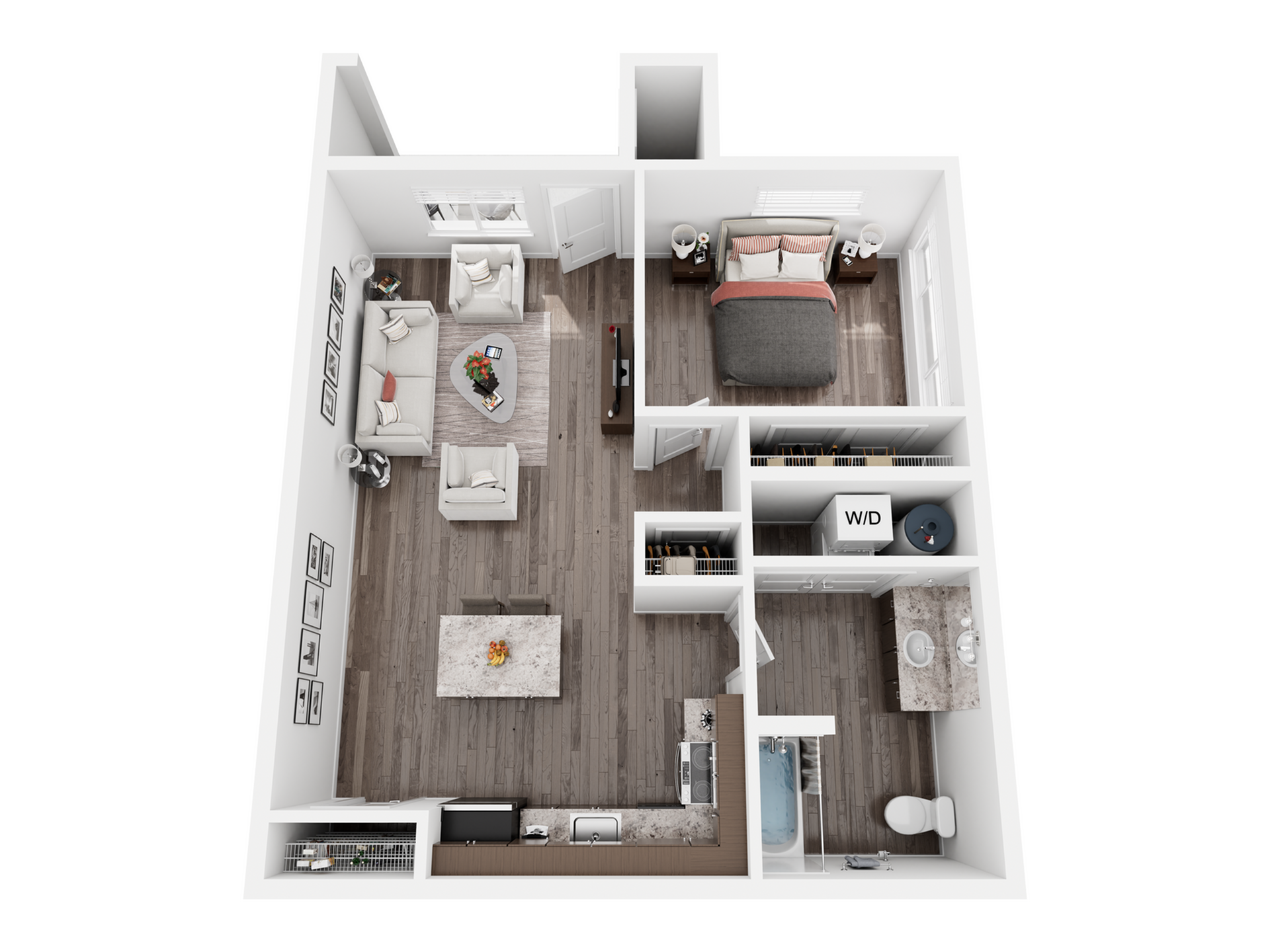One Bedroom Type 2 B