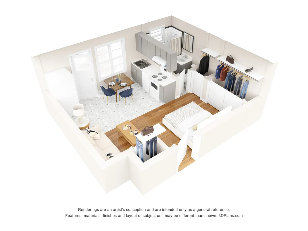 3D Floor Plan Grover