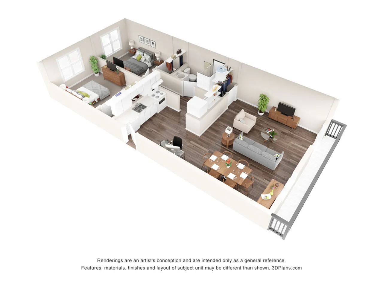 3D Floor Plan Mill