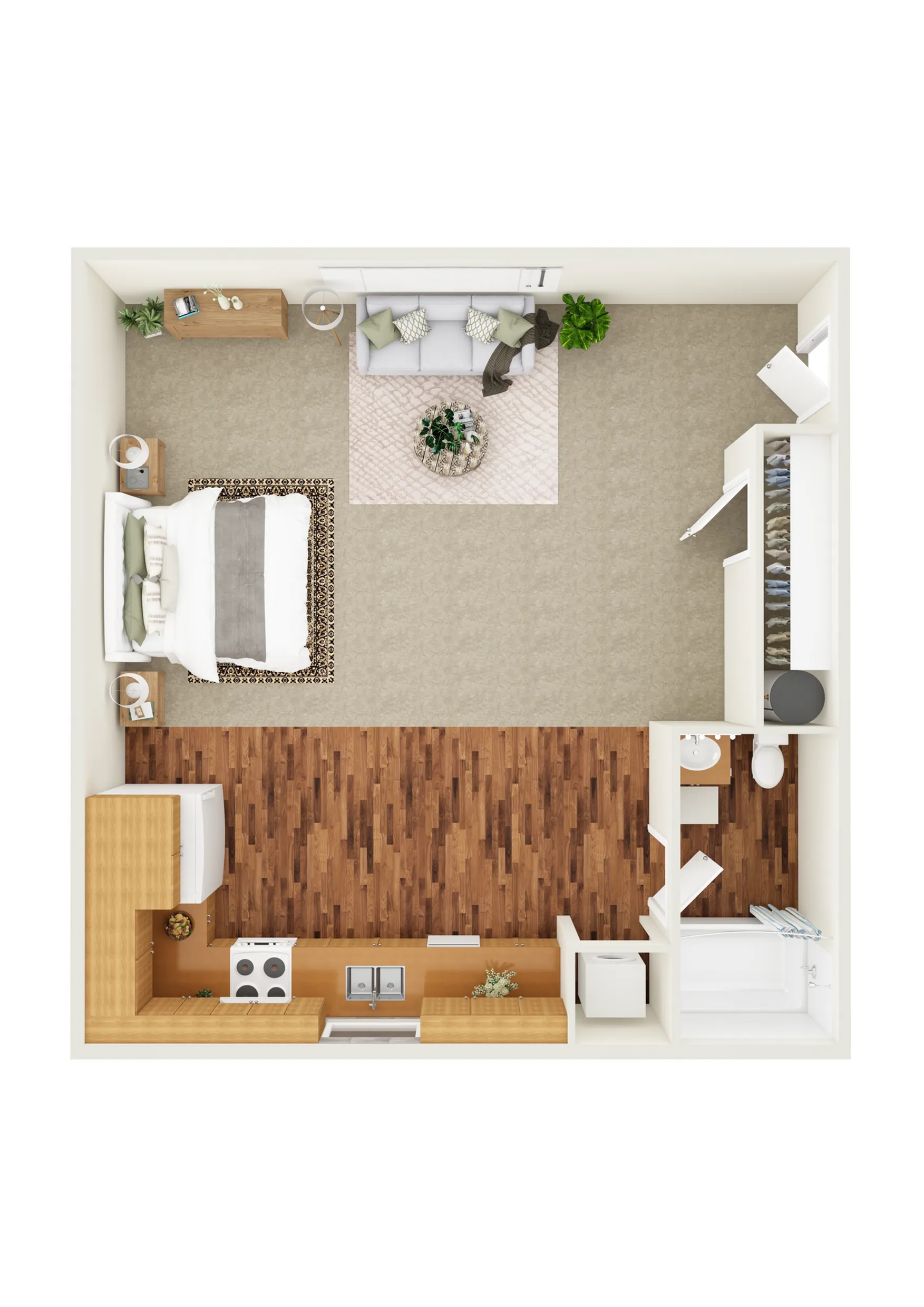 studio floor plan