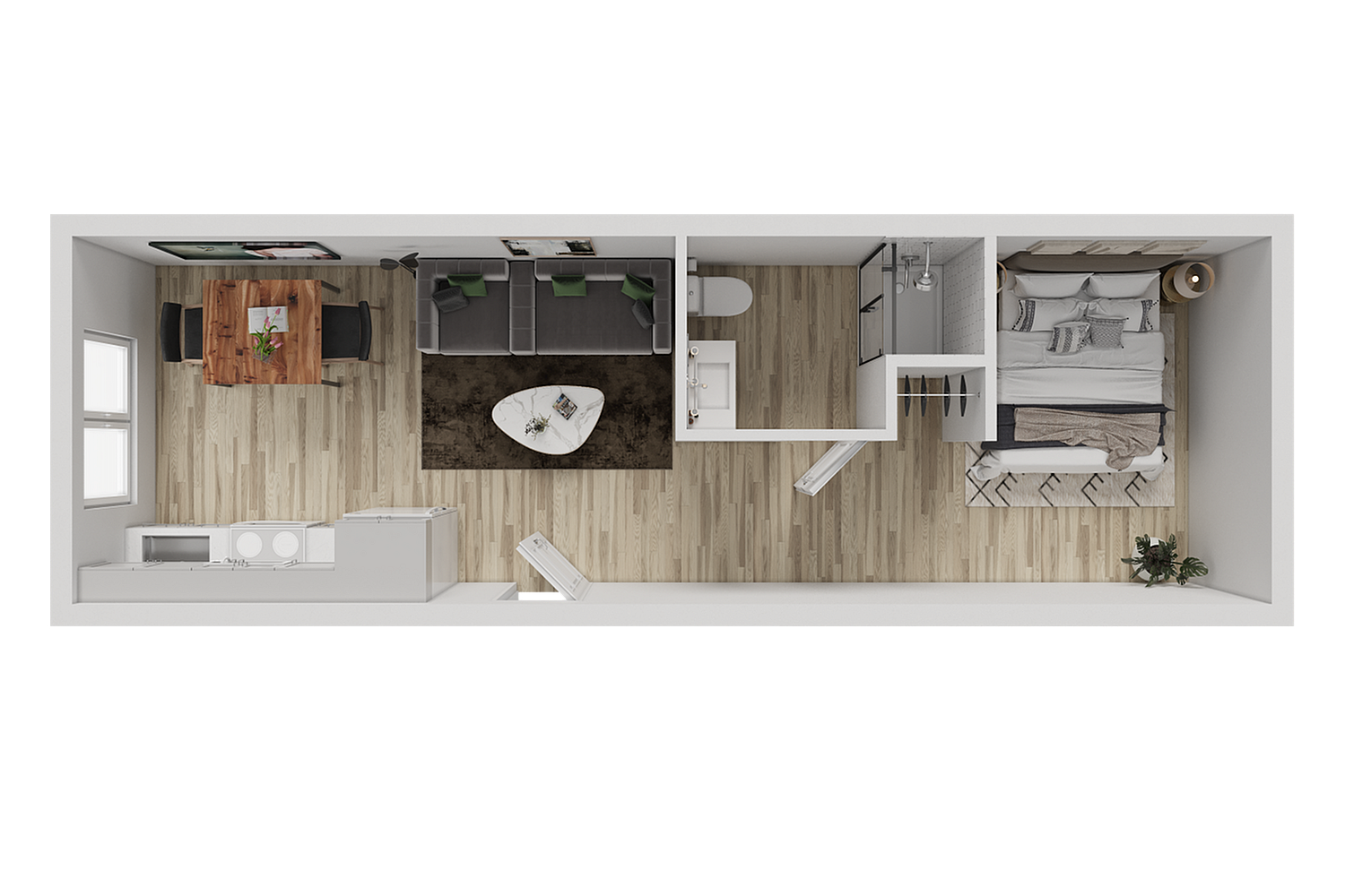 Hawthorne Floor Plan 3D